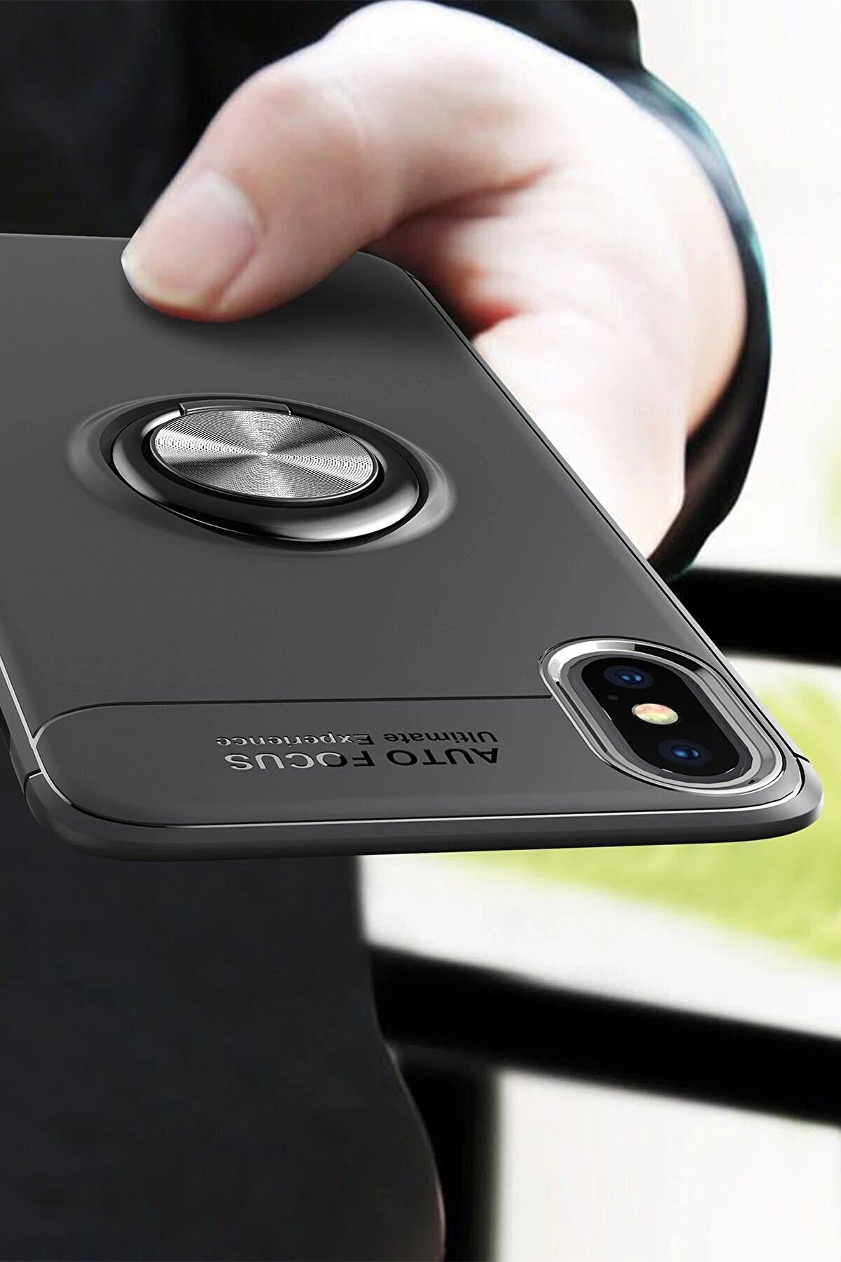 İphone Xs Kılıf Range Y&uuml;z&uuml;kl&uuml; Si̇li̇kon - Kırmızı - Dropx1170-8106