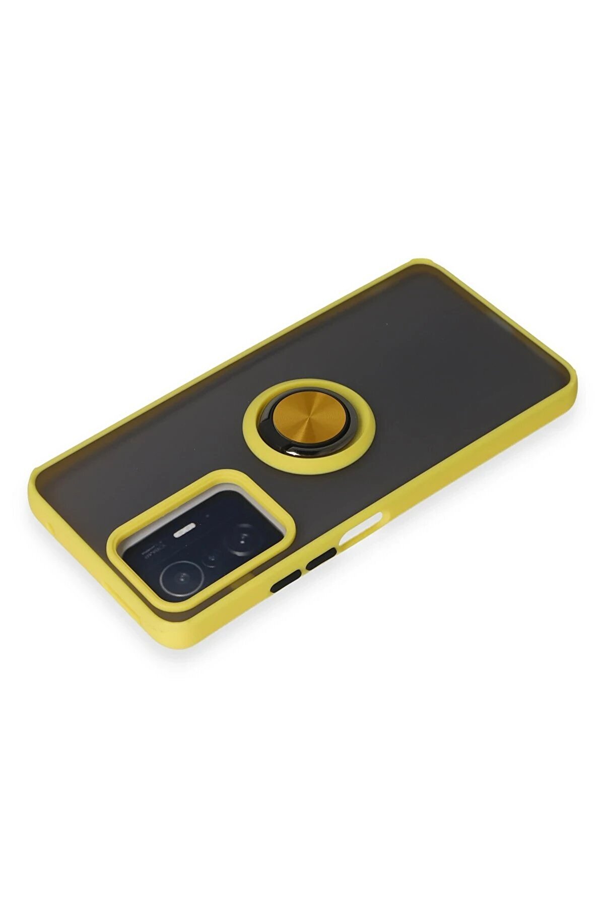 Xi̇aomi̇ Mi̇ 11T Pro Kılıf Montreal Y&uuml;z&uuml;kl&uuml; Si̇li̇kon Kapak - Sarı - Dropx4951-9614