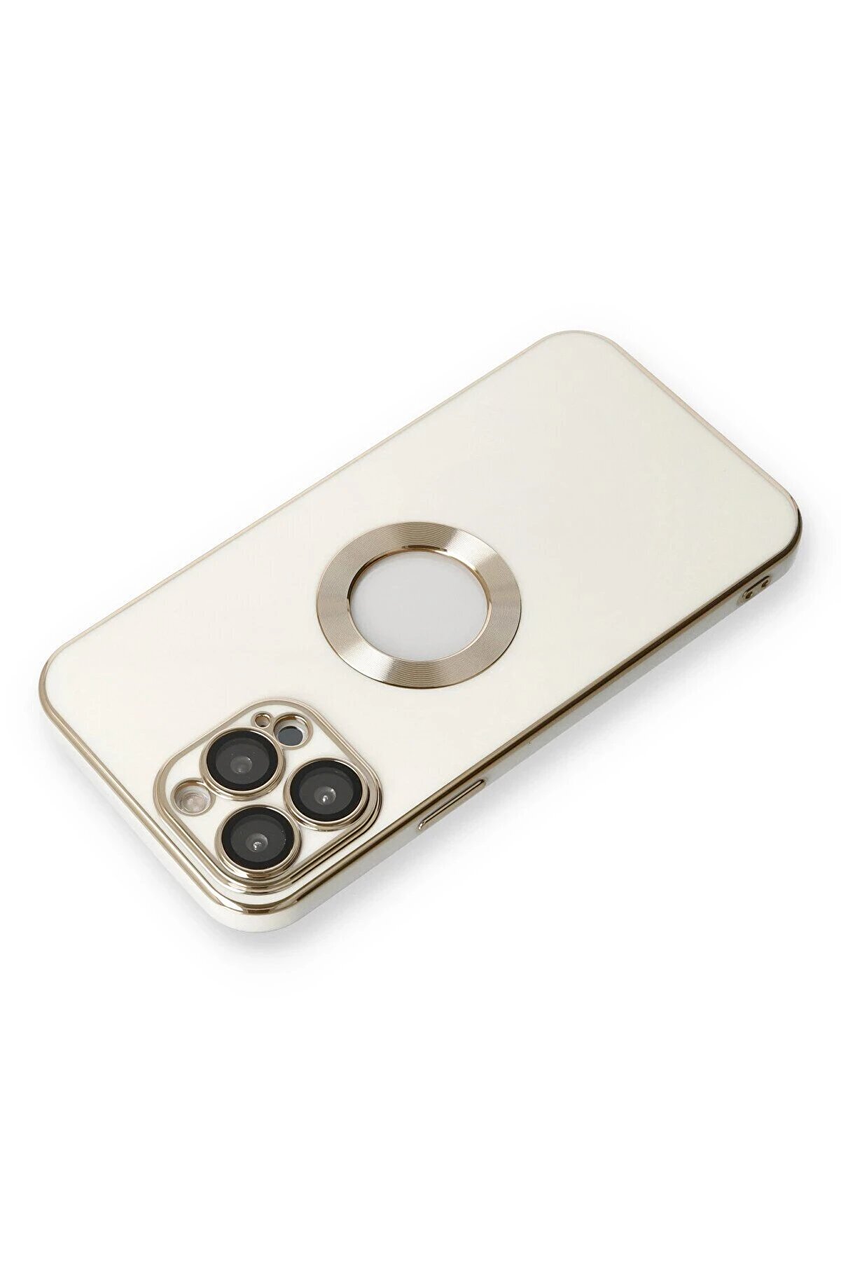 İphone 13 Pro Max Kılıf Store Si̇li̇kon - Beyaz - Dropx4958-8715