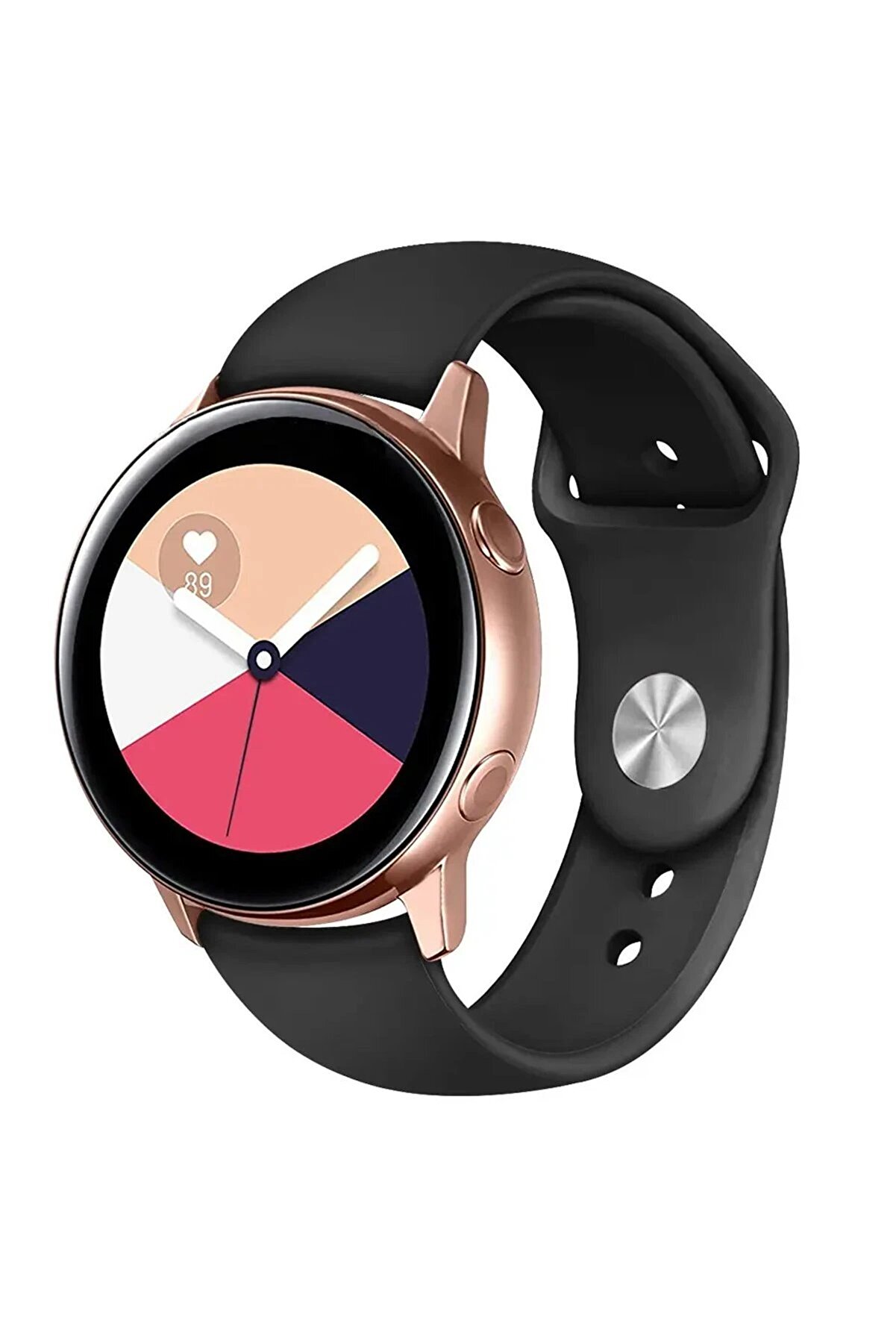 CepteToptan Watch 20mm Klasik Kordon - Siyah - DROPX2712-8735