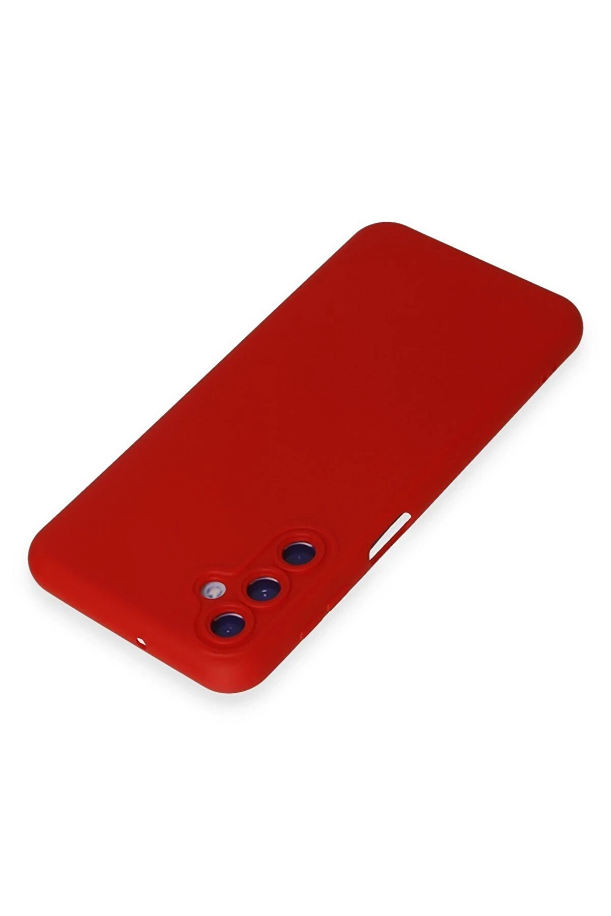 Samsung Galaxy M34 5G Kılıf Nano İçi̇ Kadi̇fe Si̇li̇kon - Kırmızı - Dropx7463-2071