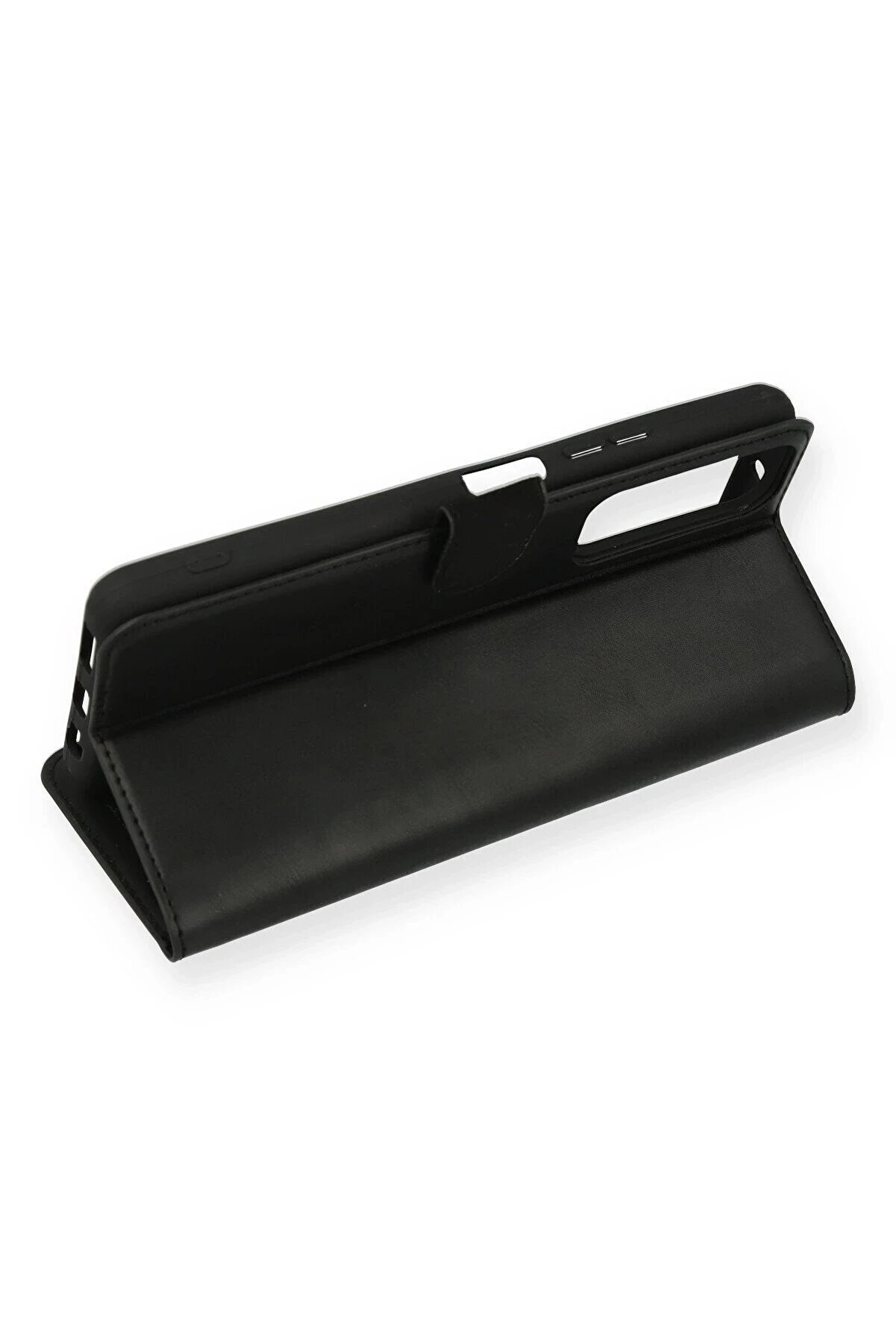 Huawei̇ P Smart 2021 Kılıf Trend S Plus Kapaklı Kılıf - Si̇yah - Dropx5882-5318