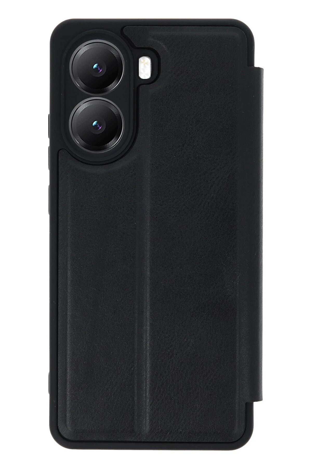 Xi̇aomi̇ Poco X7 Pro Kılıf Fli̇p Cover - Si̇yah - Dropx9918-4936