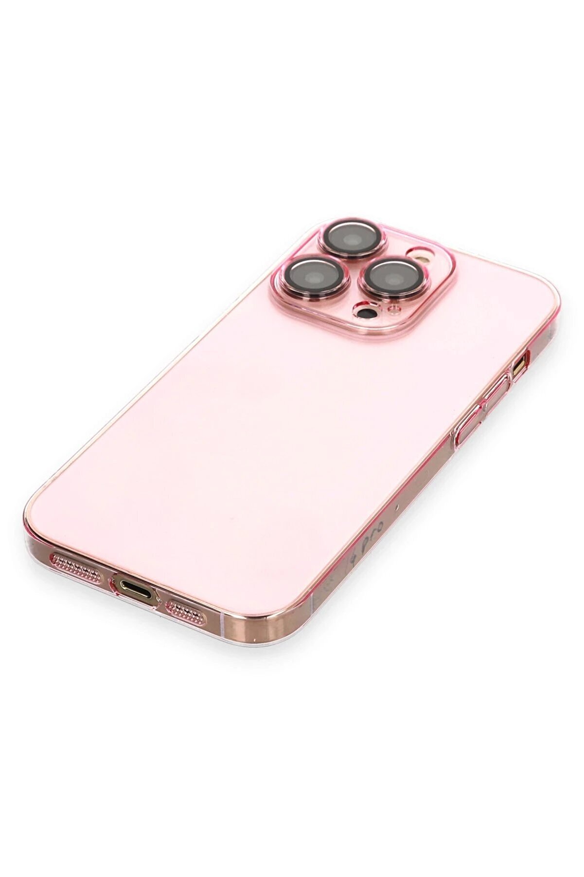 İphone 13 Pro Max Kılıf Armada Lensli̇ Kapak - Rose Gold - Dropx5247-6584