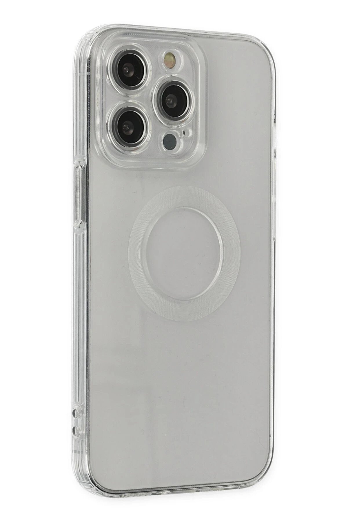 İphone 14 Pro Kılıf Santa Lens Si̇li̇kon - Şeffaf - Dropx6660-8006
