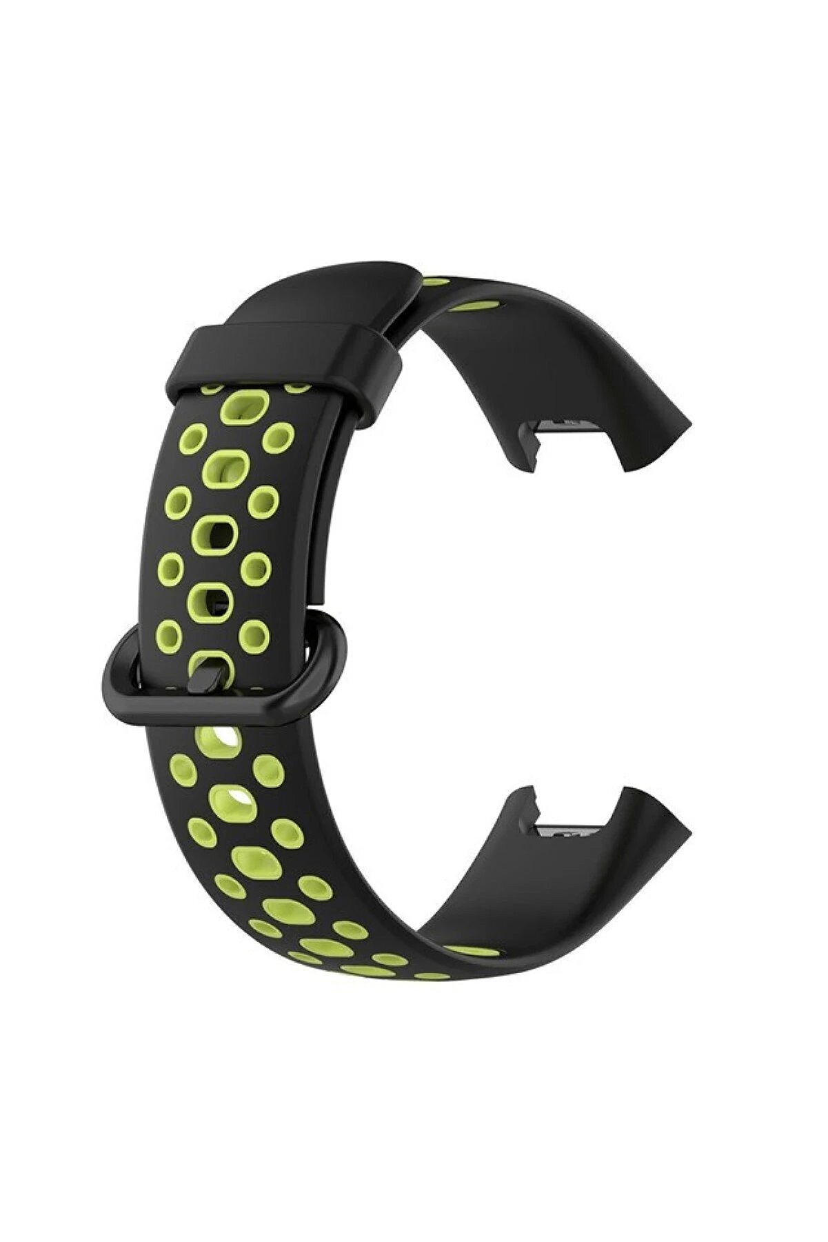 Xi̇aomi̇ Redmi̇ Watch 2 Spor Deli̇kli̇ Kordon - Si̇yah-Yeşi̇l - Dropx2238-1563