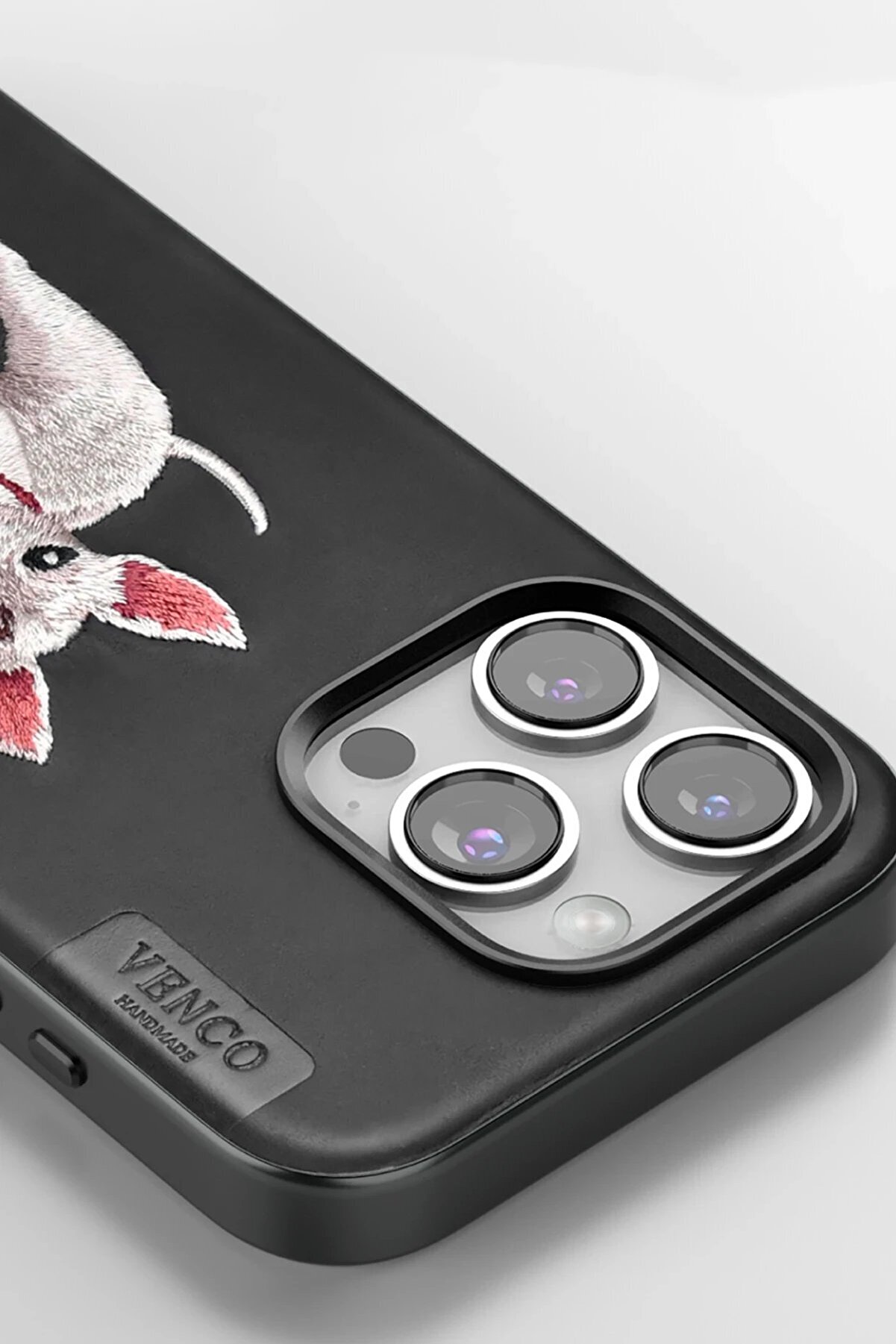 İphone 16 Pro Perma Desenli̇ Kapak - Koyu Kahve