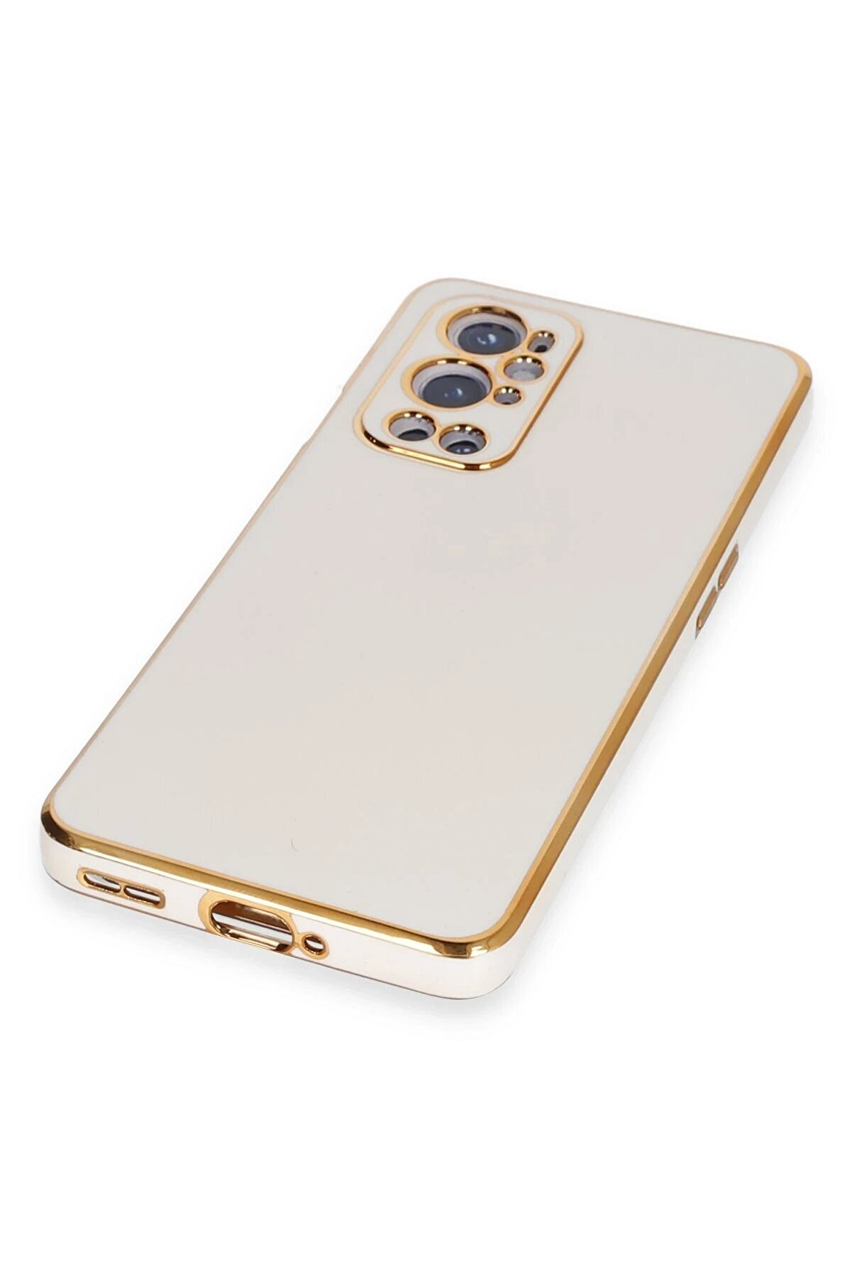 One Plus 9 Pro Kılıf Volet Si̇li̇kon - Beyaz - Neo5286-2903