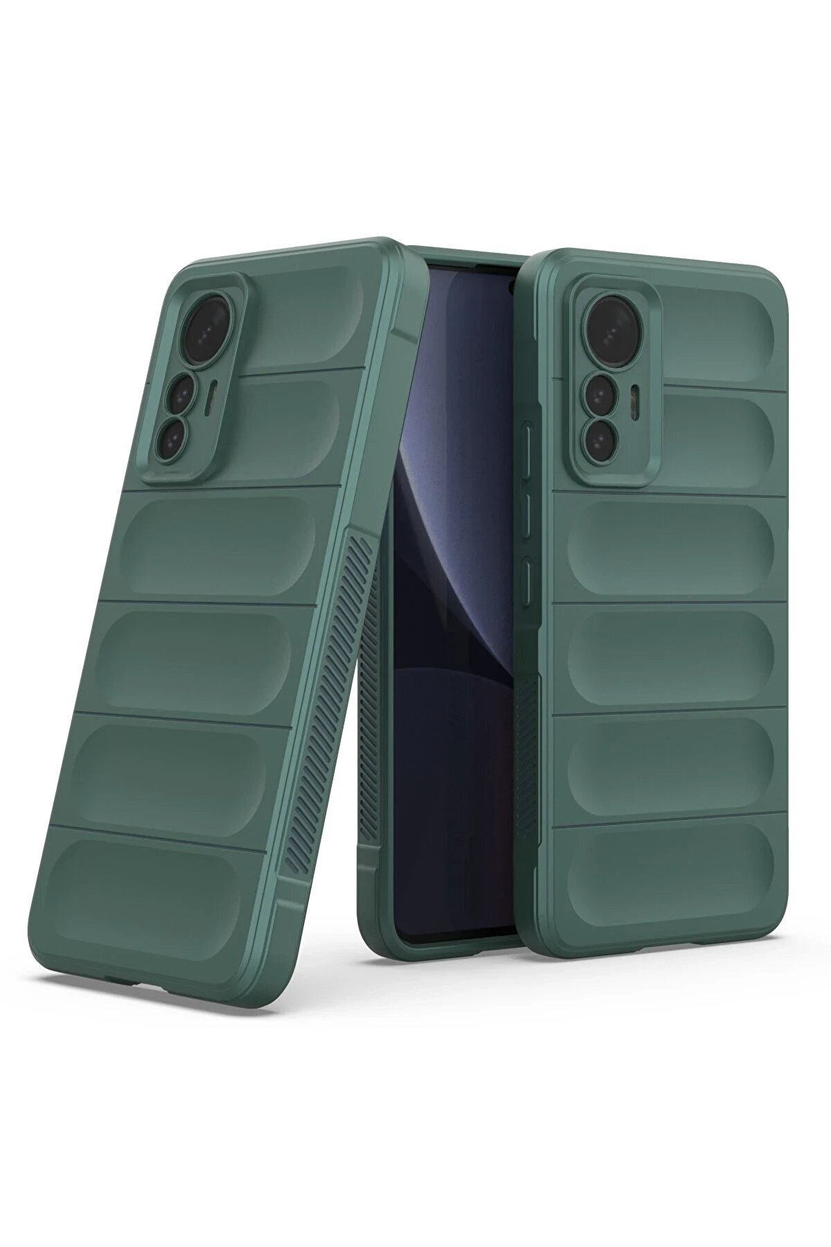 Xi̇aomi̇ Mi̇ 12 Li̇te Kılıf Opti̇mum Si̇li̇kon - Koyu Yeşi̇l - Dropx6531-2468