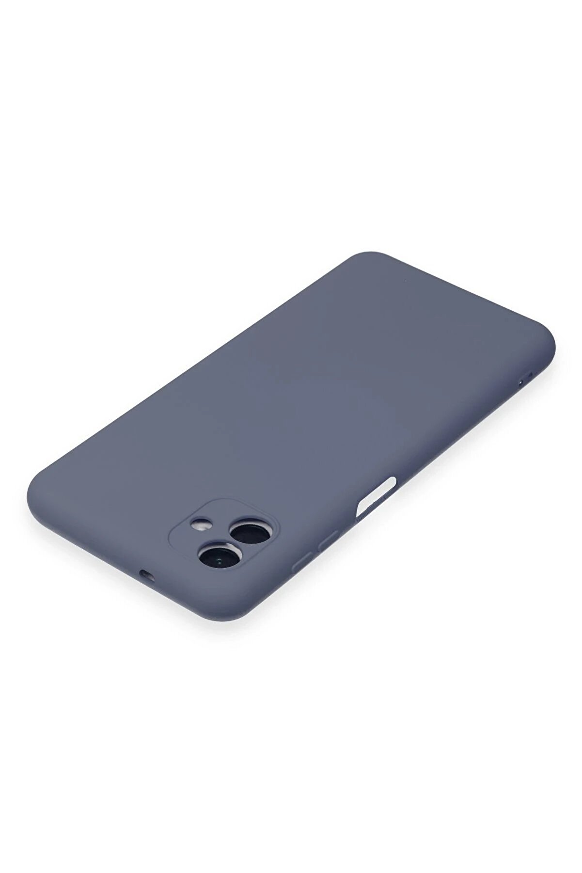 Samsung Galaxy A04E Kılıf Nano İçi̇ Kadi̇fe Si̇li̇kon - Gri̇ - Dropx7281-2692