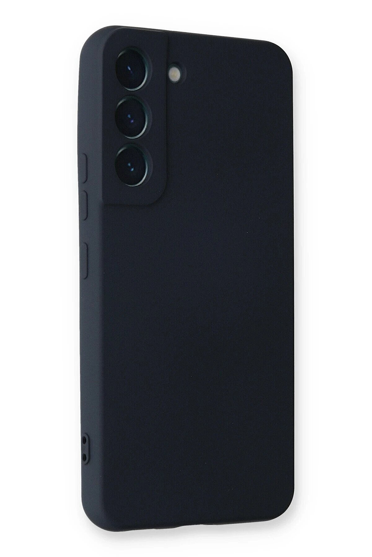 Samsung Galaxy S23 Kılıf Nano İ&ccedil;i̇ Kadi̇fe Si̇li̇kon - Laci̇vert - Dropx1730-5924