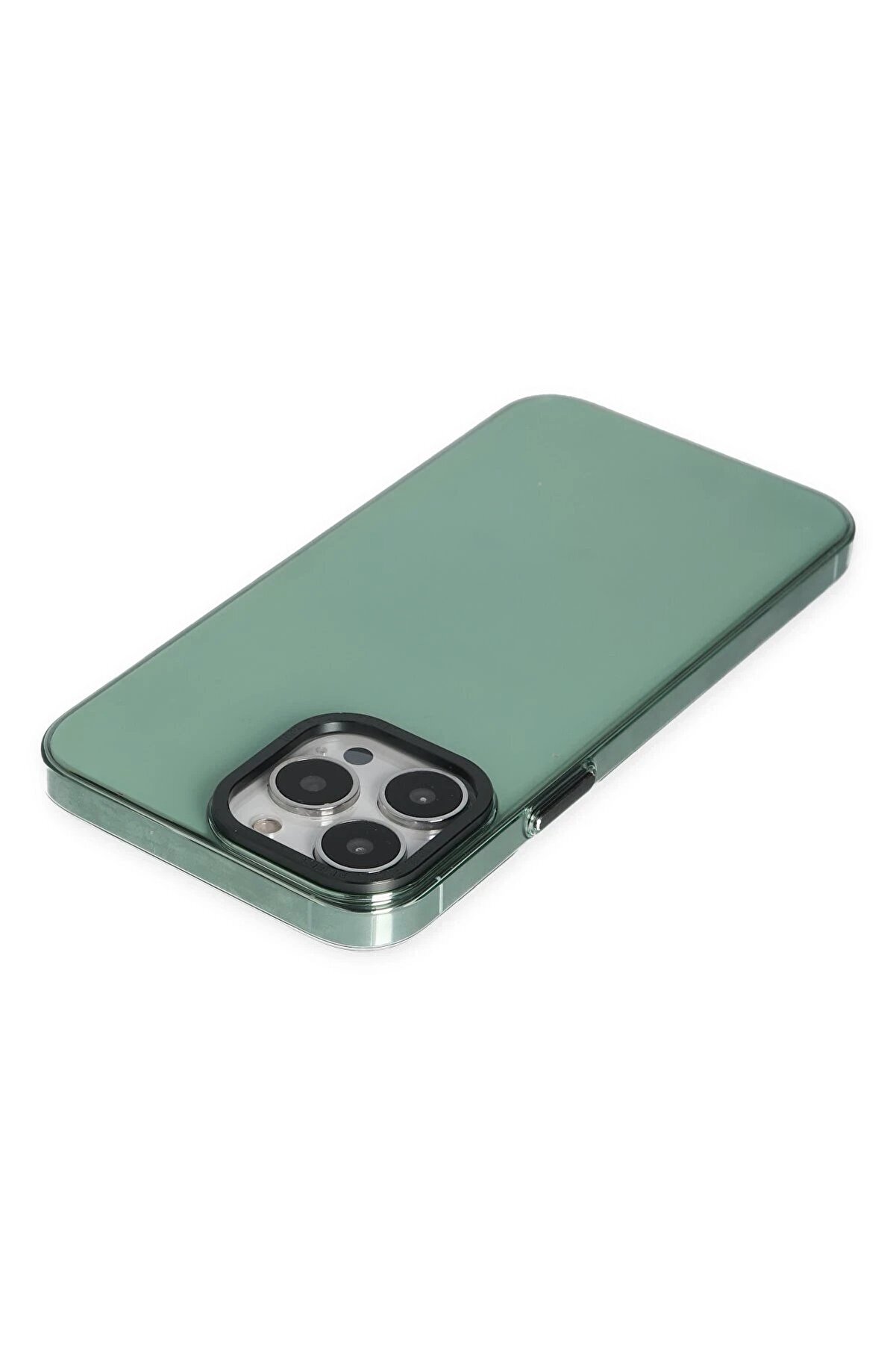 İphone 14 Pro Kılıf Anka Pc Sert Metal Kapak - Yeşi̇l - Dropx1215-4770