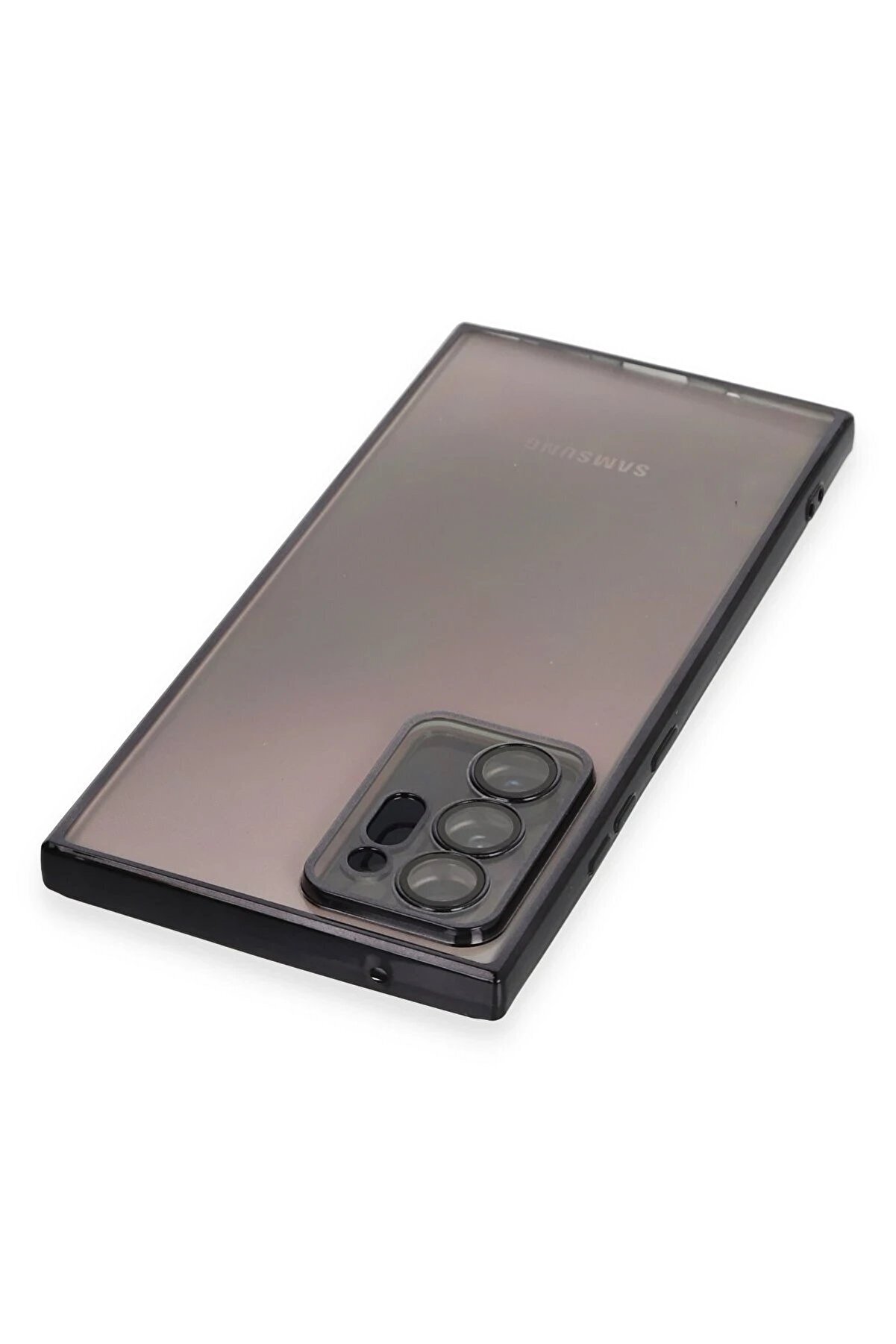 Samsung Galaxy Note 20 Ultra Kılıf Lensli̇ Si̇li̇kon - Si̇yah - Dropx4168-7464