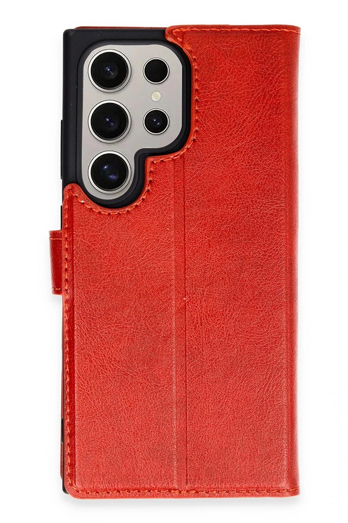 CepteToptan Samsung Galaxy S24 Ultra Kılıf Trend S Plus Kapaklı Kılıf - Kırmızı - DROPX7204-9768