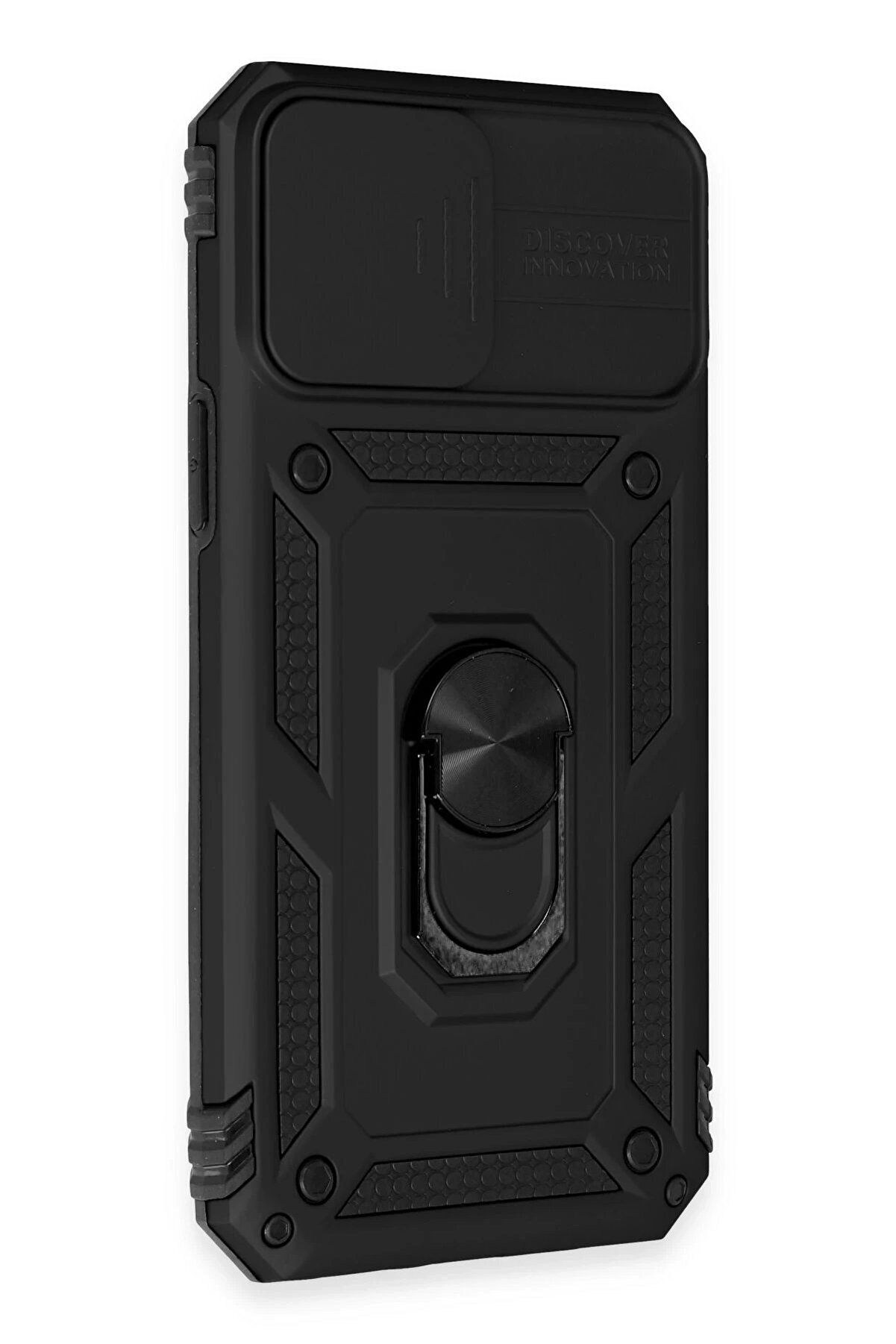 İphone 12 Pro Max Kılıf Pars Lens Y&uuml;z&uuml;kl&uuml; Si̇li̇kon - Si̇yah - Dropx2975-2846