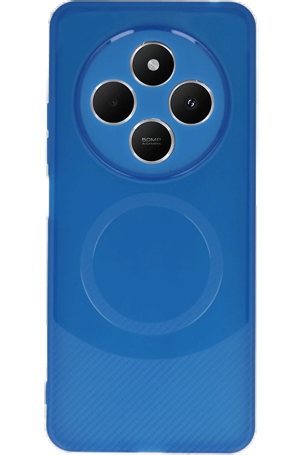 Xi̇aomi̇ Redmi̇ 14C Kılıf Maya Karbon Kapak - Laci̇vert - Dropx7229-5282