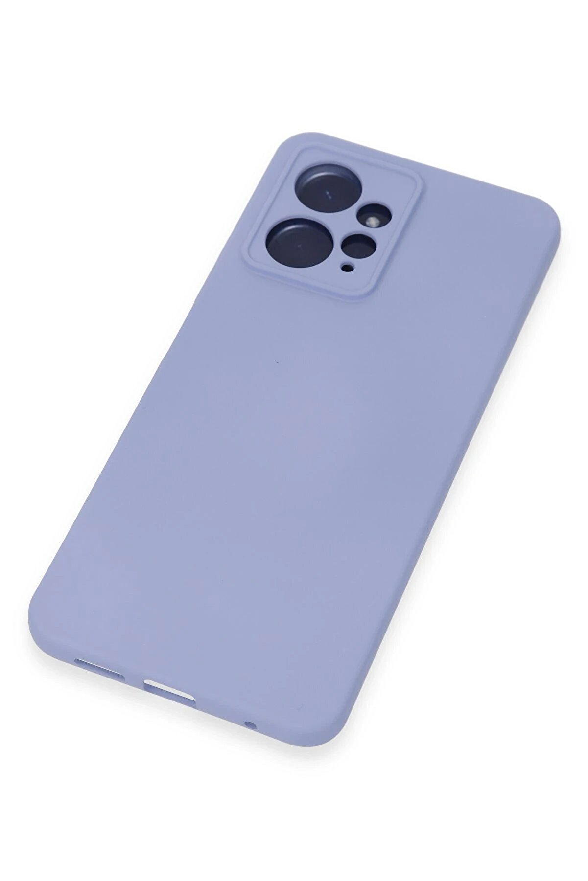 Xi̇aomi̇ Redmi̇ Note 12 4G Kılıf Nano İ&ccedil;i̇ Kadi̇fe Si̇li̇kon - Li̇la - Dropx9472-1468