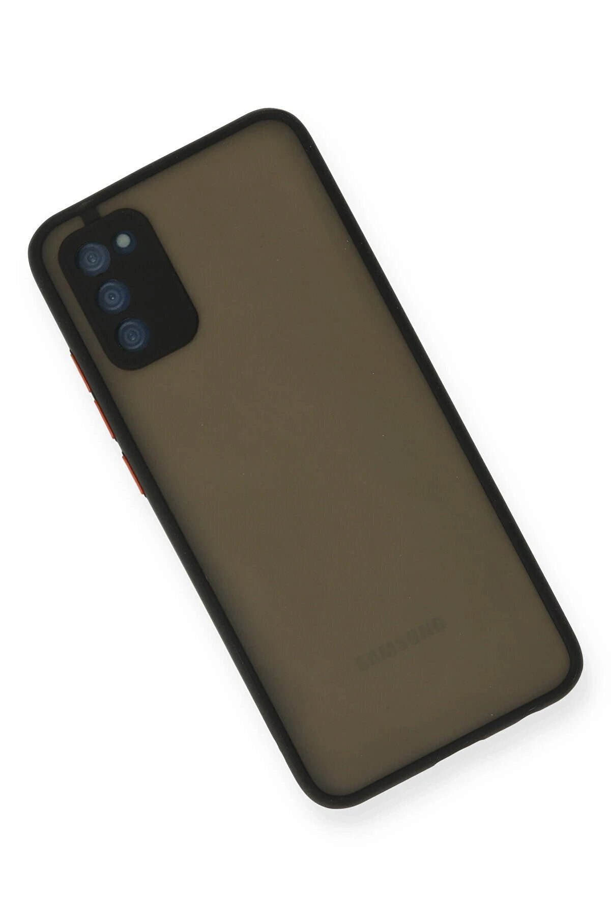 Samsung Galaxy A03S Kılıf Montreal Si̇li̇kon Kapak - Si̇yah - Dropx2034-1061