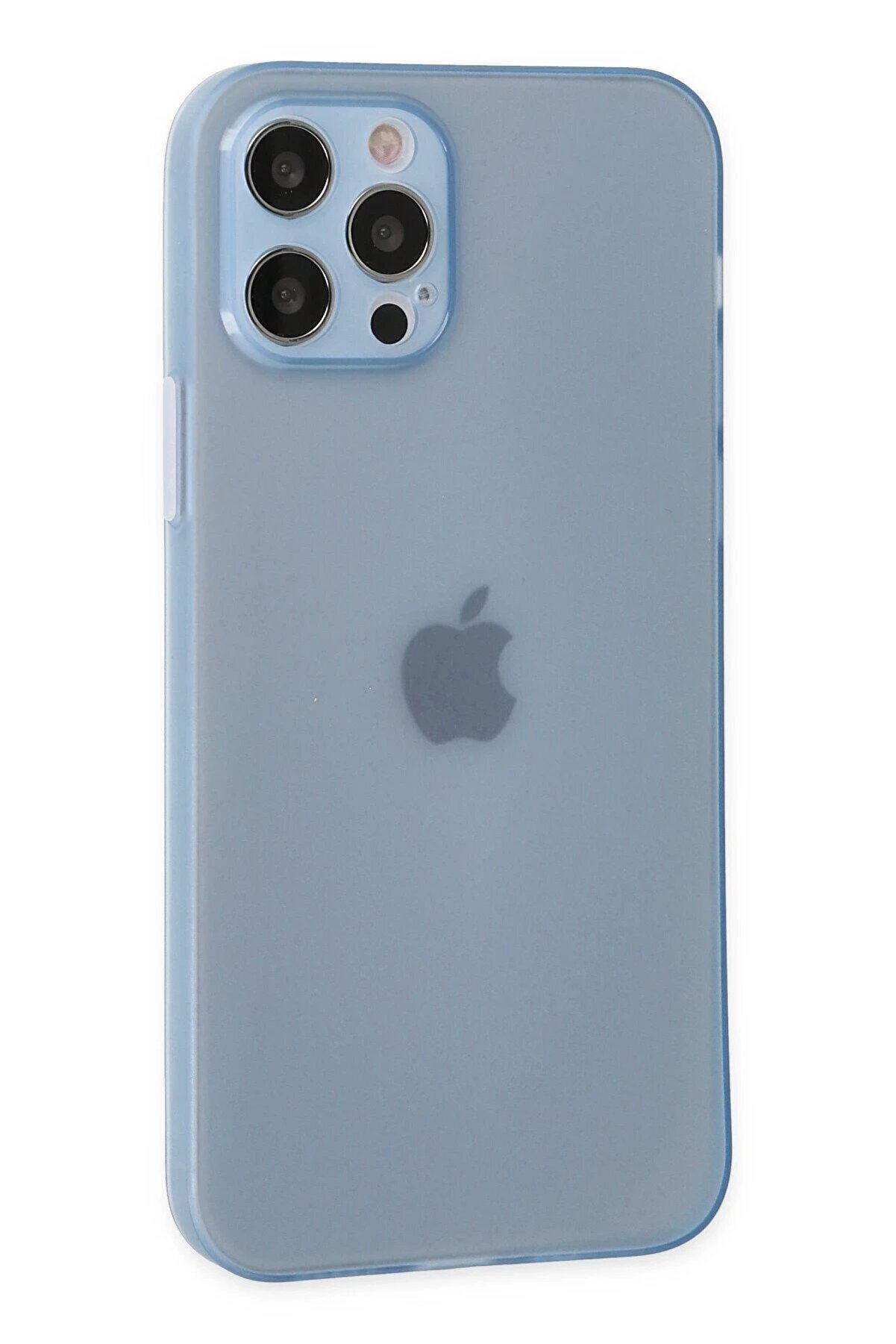 İphone 12 Pro Max Kılıf Si̇li̇kon - Turkuaz - Dropx2342-2049
