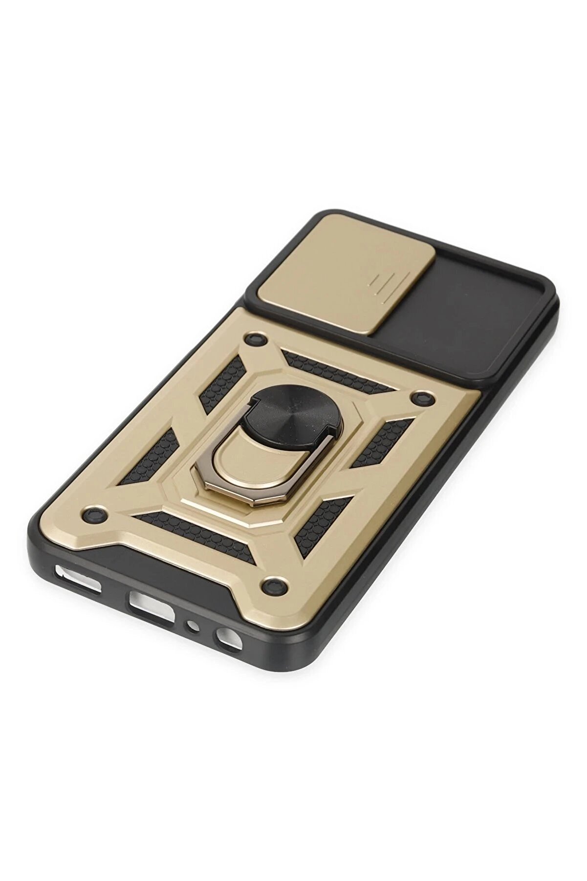 Samsung Galaxy M13 Kılıf Pars Lens Y&uuml;z&uuml;kl&uuml; Si̇li̇kon - Gold - Dropx9319-4914