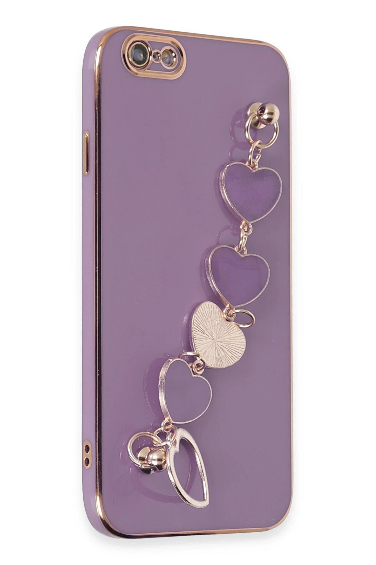 CepteToptan iPhone 6 Kılıf Esila Silikon - Mor - DROPX7800-6166