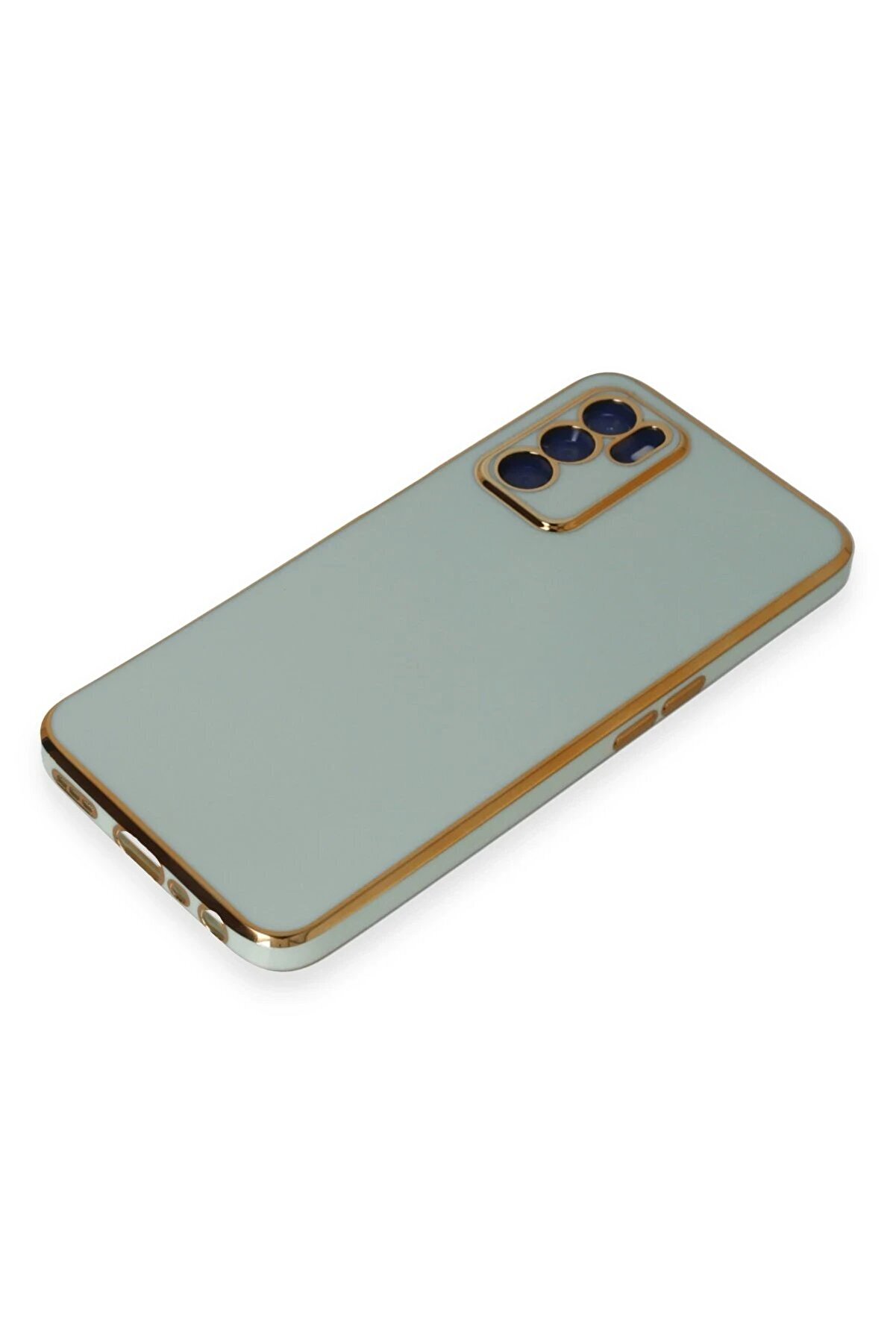 Oppo A16 Kılıf Volet Si̇li̇kon - Açık Yeşi̇l - Dropx8052-5645