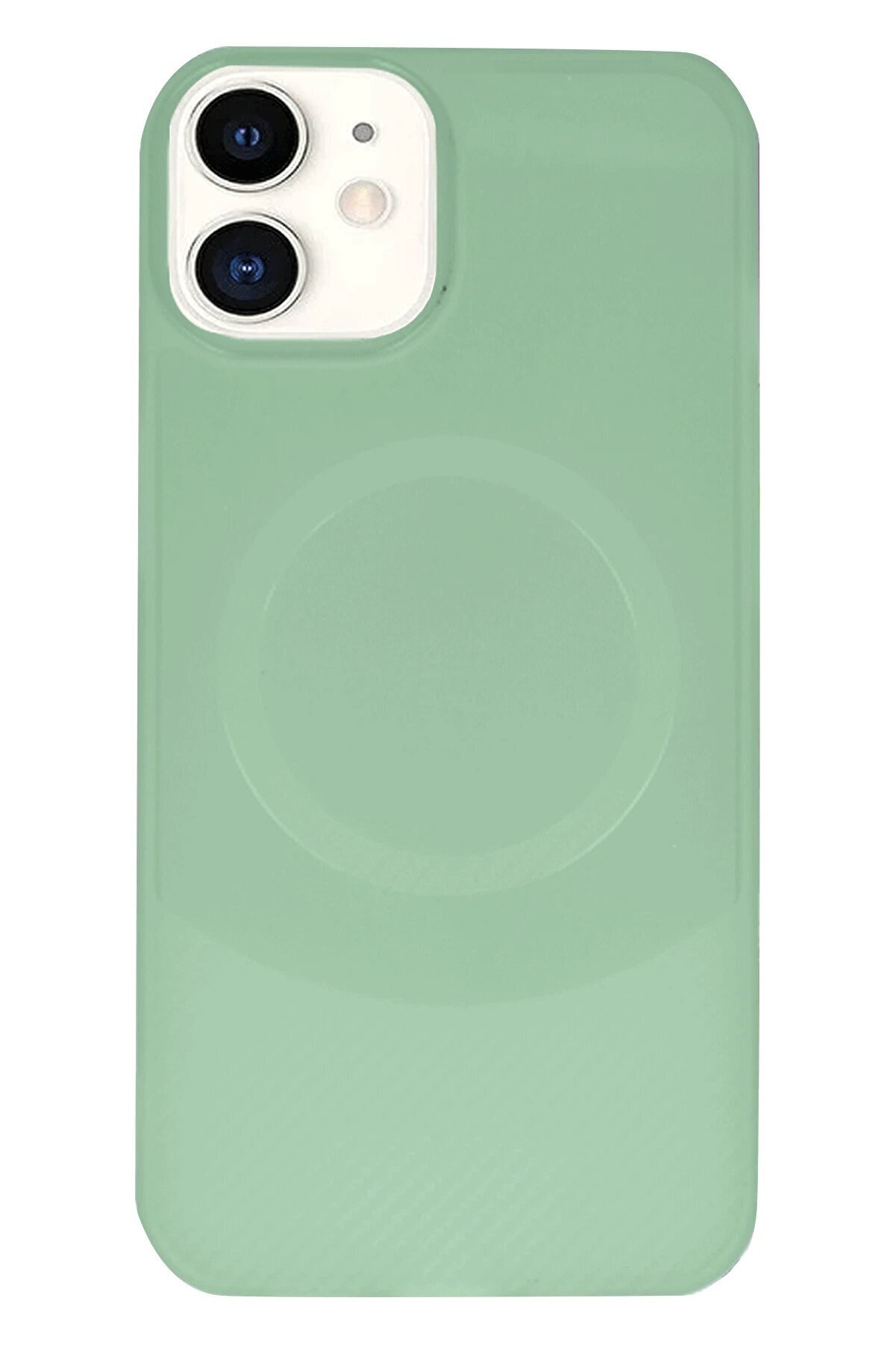 İphone 11 Kılıf Maya Karbon Kapak - Su Yeşi̇li̇ - Dropx1200-9863