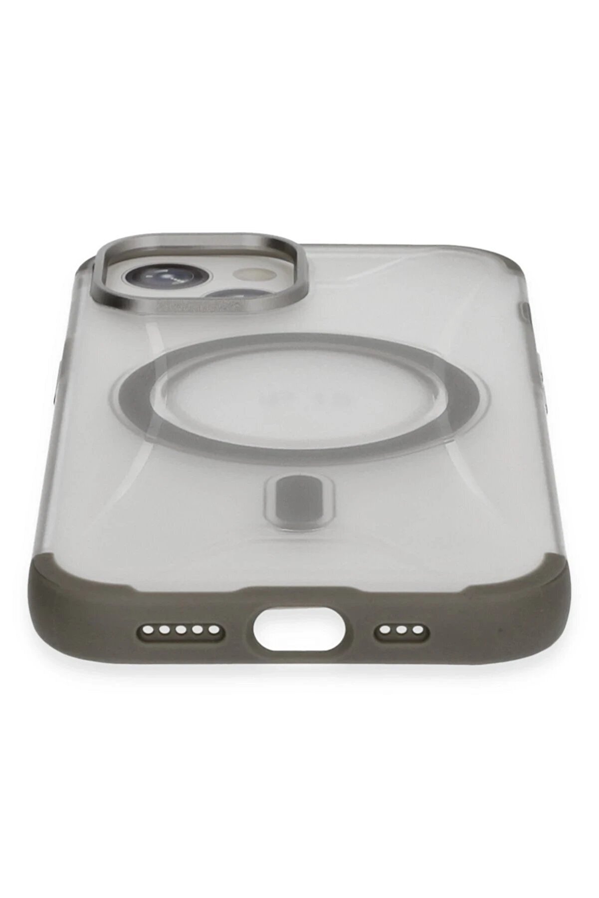 İphone 15 Hi̇lton Magsafe Kapak - Ti̇tan Gri̇ - Dropx6231-8392