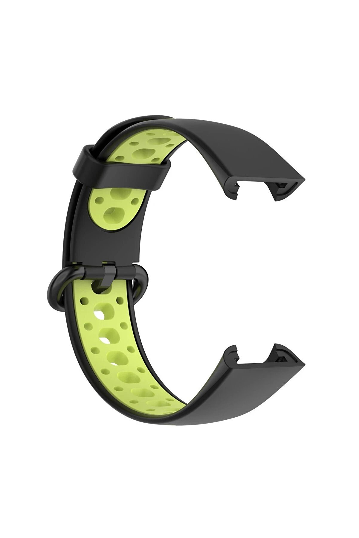 Xi̇aomi̇ Redmi̇ Watch 2 Spor Deli̇kli̇ Kordon - Si̇yah-Yeşi̇l - Dropx2238-1563