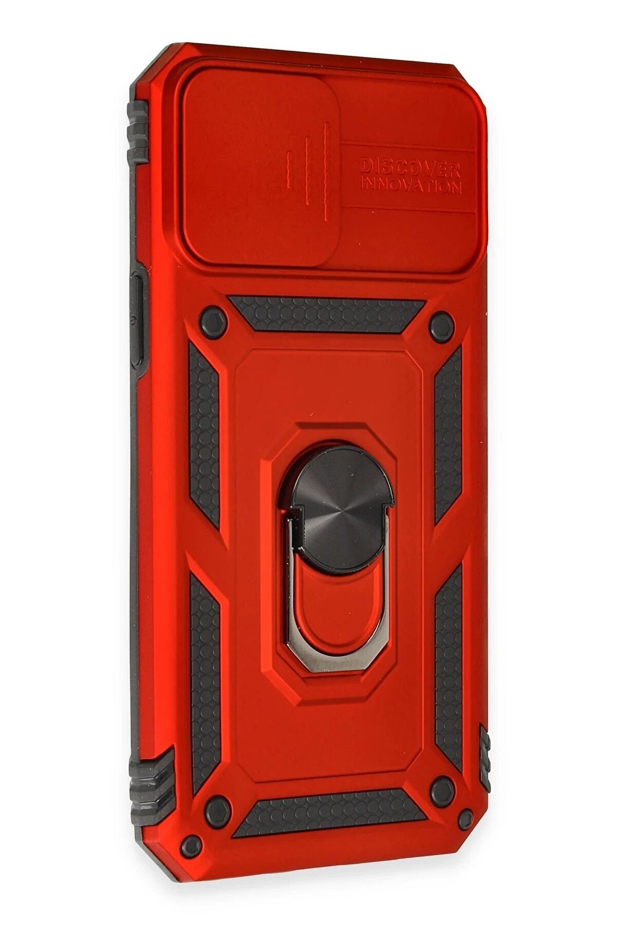 İphone 12 Pro Max Kılıf Pars Lens Y&uuml;z&uuml;kl&uuml; Si̇li̇kon - Kırmızı - Dropx5929-6351