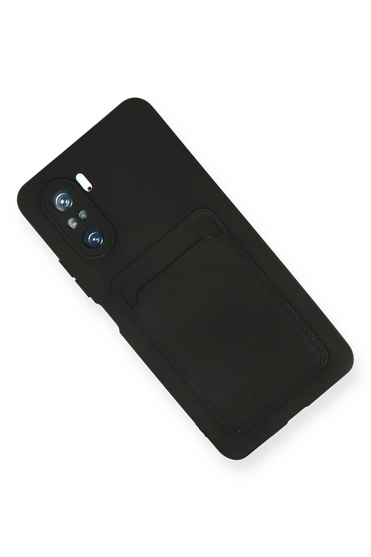 Xi̇aomi̇ Mi̇ 11İ Kılıf Kelvi̇n Kartvi̇zi̇tli̇ Si̇li̇kon - Si̇yah - Dropx1067-7320