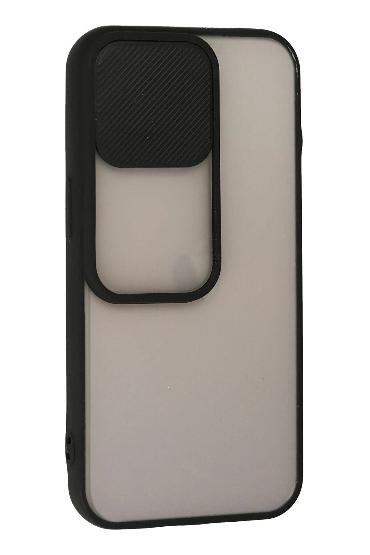 İphone 13 Pro Kılıf Palm Buzlu Kamera S&uuml;rg&uuml;l&uuml; Si̇li̇kon - Si̇yah - Dropx8765-7917