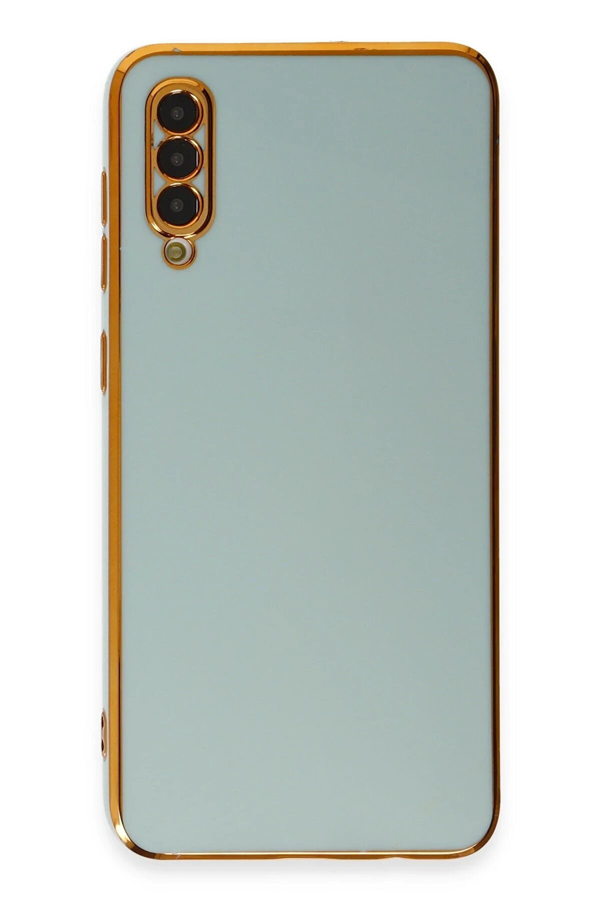 Samsung Galaxy A50 Kılıf Volet Si̇li̇kon - Açık Yeşi̇l - Dropx4505-4395