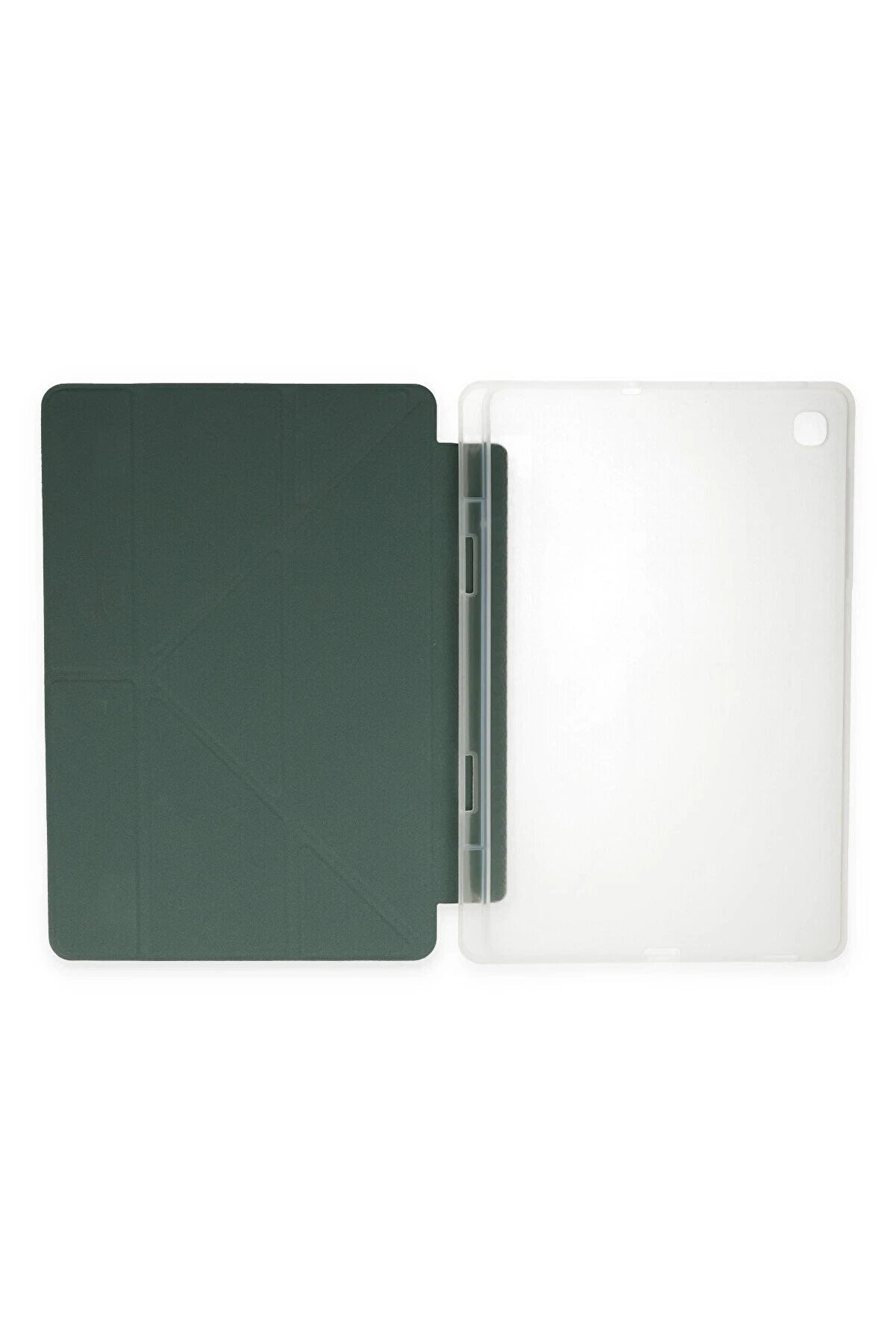 Xi̇aomi̇ Redmi̇ Pad Se Kılıf Kalemli̇kli̇ Mars Tablet Kılıfı - Koyu Yeşi̇l - Dropx2010-6110