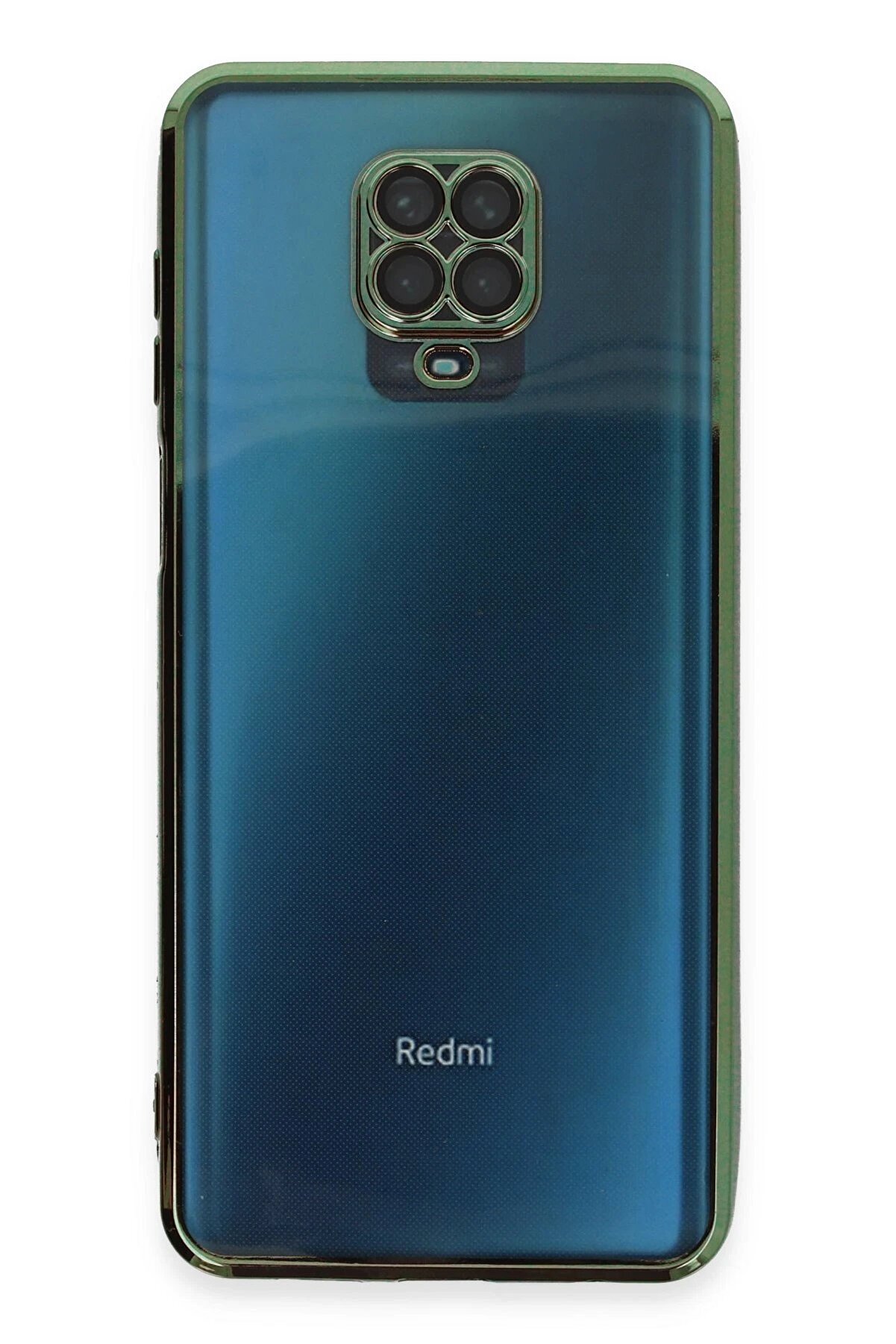 Xi̇aomi̇ Redmi̇ Note 9 Pro Kılıf Lensli̇ Si̇li̇kon - Yeşi̇l - Dropx9598-3686