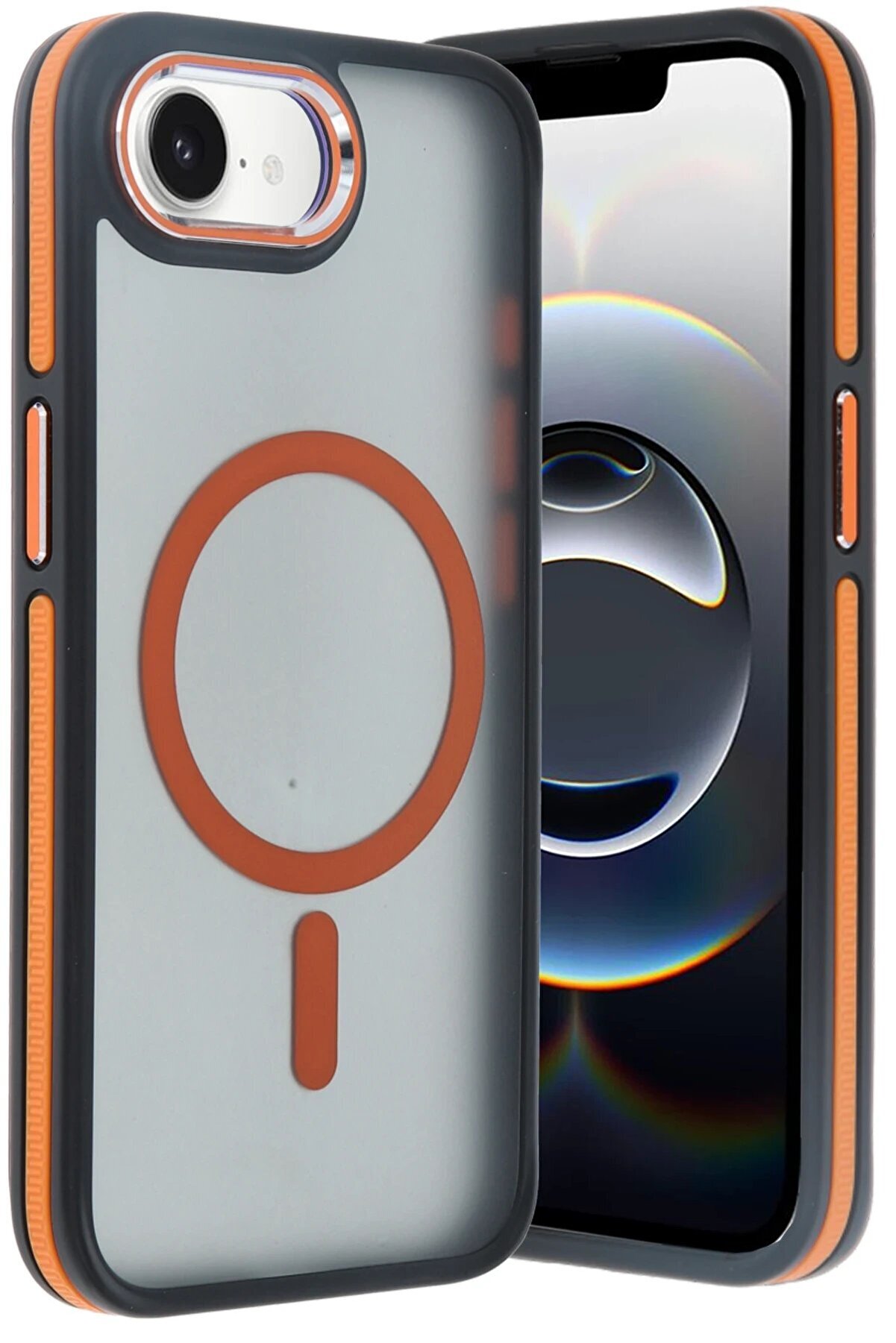 İphone 16E Wi̇nner Magsafe Kapak - Turuncu - Dropx5071-4364