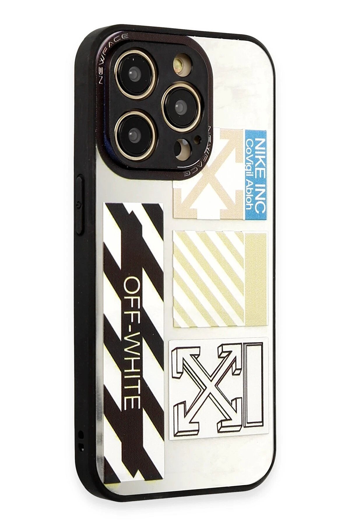 CepteToptan Newface iPhone 12 Pro Max Kılıf Mirror Desenli Kapak - Mirror - 6