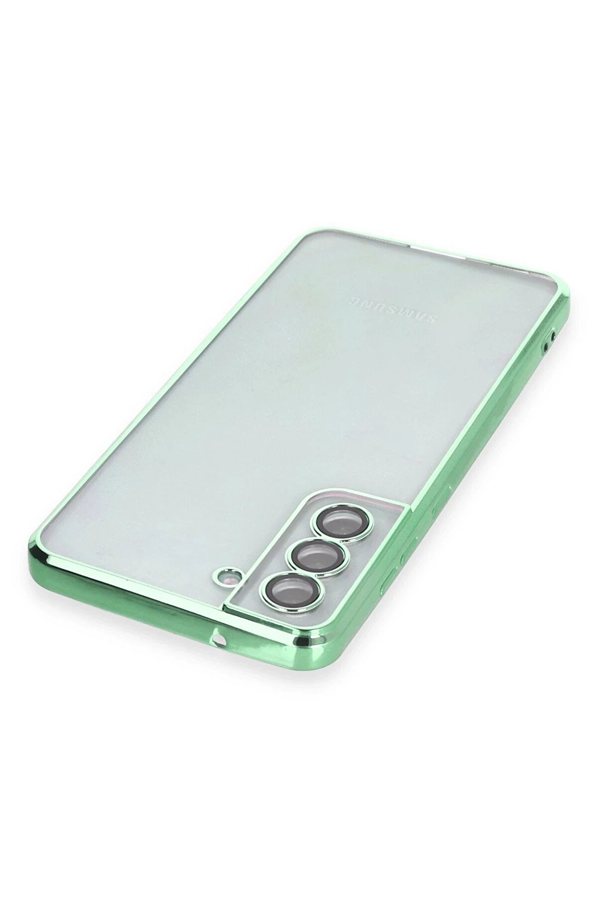 Samsung Galaxy S21 Fe Kılıf Lensli̇ Si̇li̇kon - Yeşi̇l - Dropx3026-3804