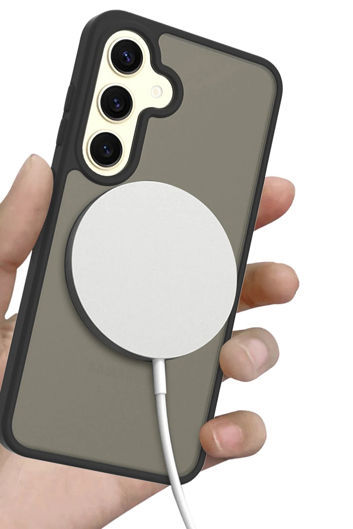 Samsung Galaxy S25 Plus Jota Magsafe Kapak - Şeffaf - Dropx9542-5205