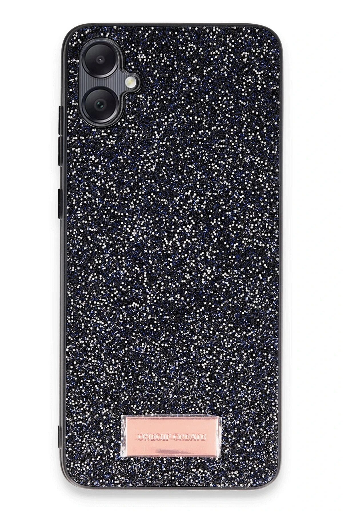 ONEGIF Samsung Galaxy A05 Bright Simli Kapak - Siyah