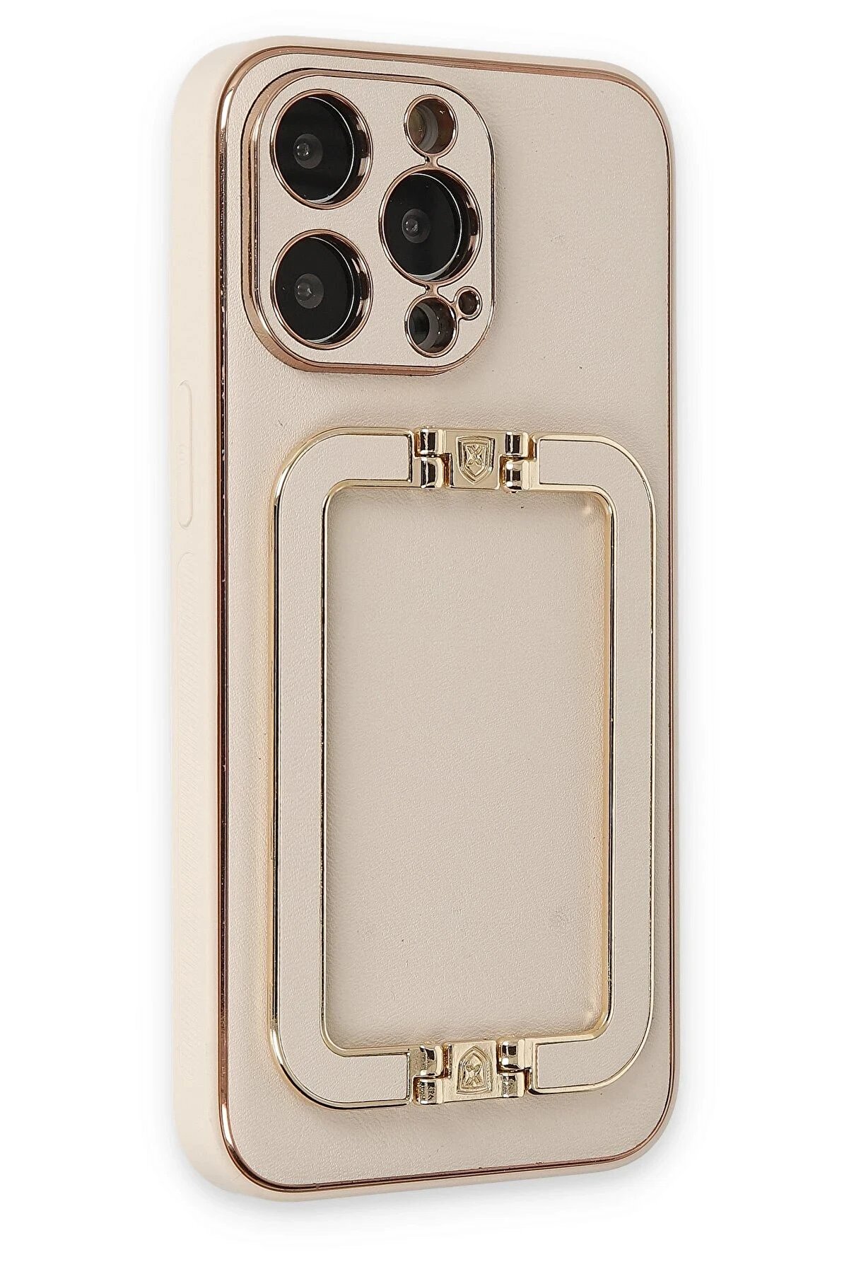 İphone 13 Pro Kılıf Coco Eli̇t Kapak - Gold - Dropx7593-3080