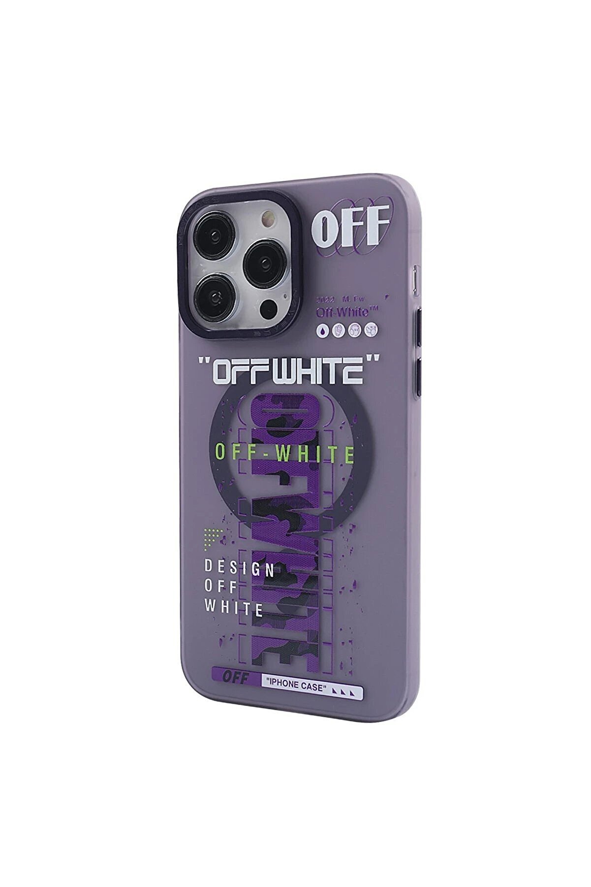 İphone 14 Pro Max Kılıf Apollo Magneti̇csafe Desenli̇ Kapak - Apollo Mor - 3 - Dropx4408-9164