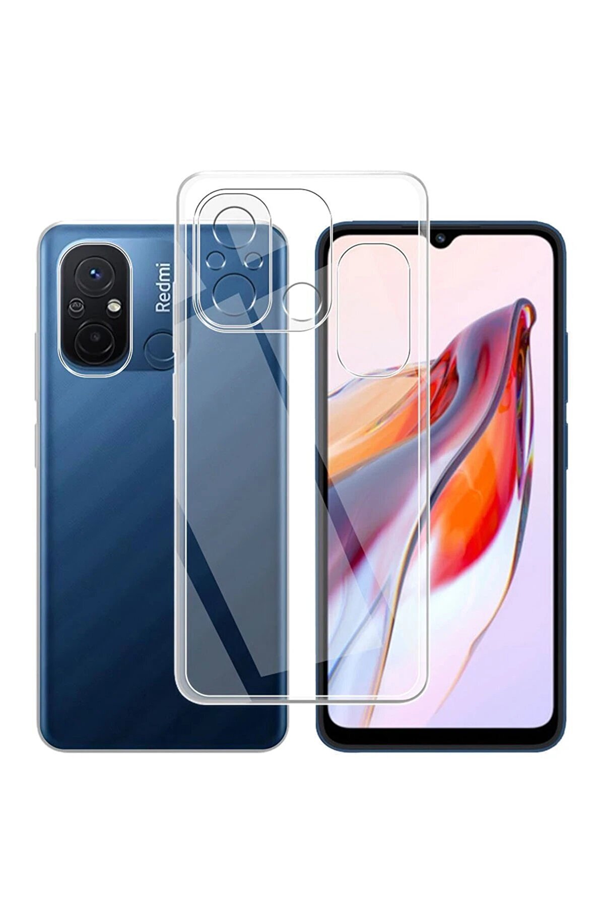 Xi̇aomi̇ Redmi̇ 12C Kılıf Lüx Şeffaf Si̇li̇kon - Dropx9381-4087