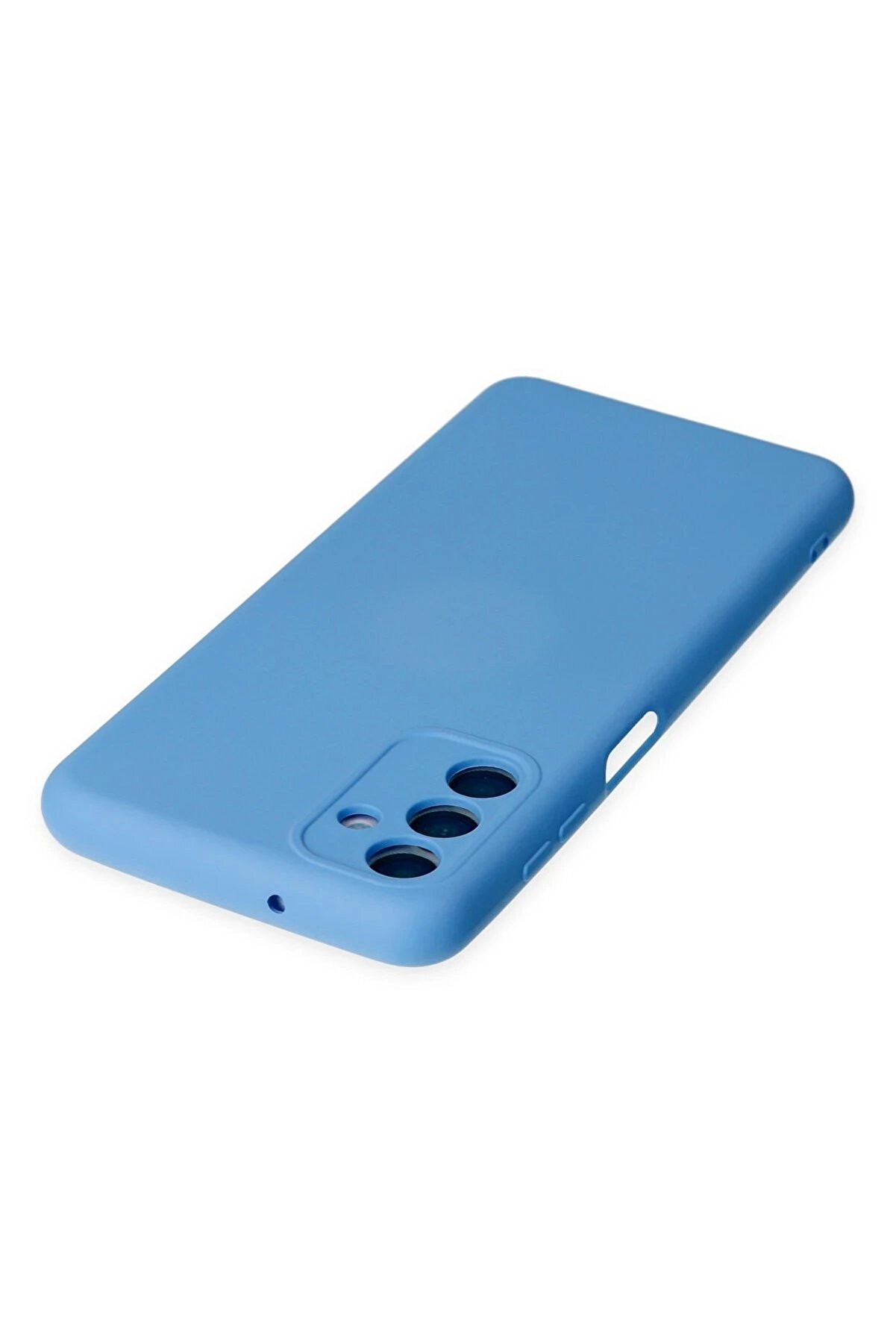 Samsung Galaxy A04S Kılıf Nano İçi̇ Kadi̇fe Si̇li̇kon - Mavi̇ - Dropx2392-6377
