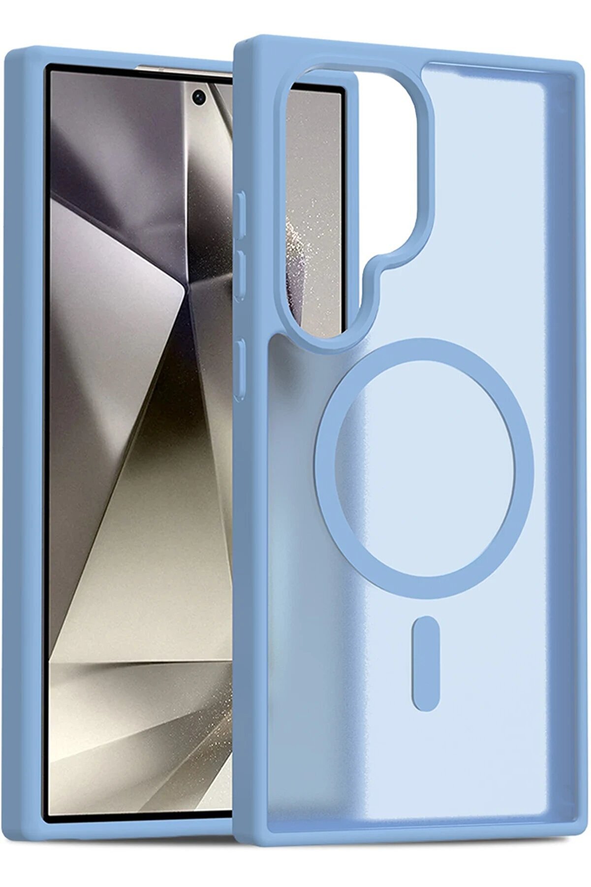 Samsung Galaxy S24 Ultra Jota Magsafe Kapak - Açık Mavi̇ - Dropx1743-1909