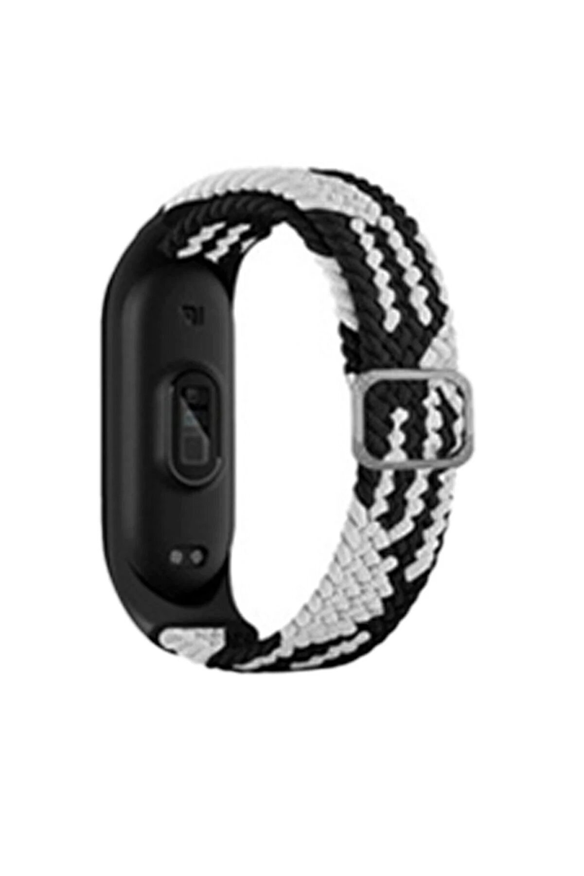 CepteToptan Xiaomi Mi Band 6 Star Kordon - Siyah-Beyaz - DROPX3503-7717