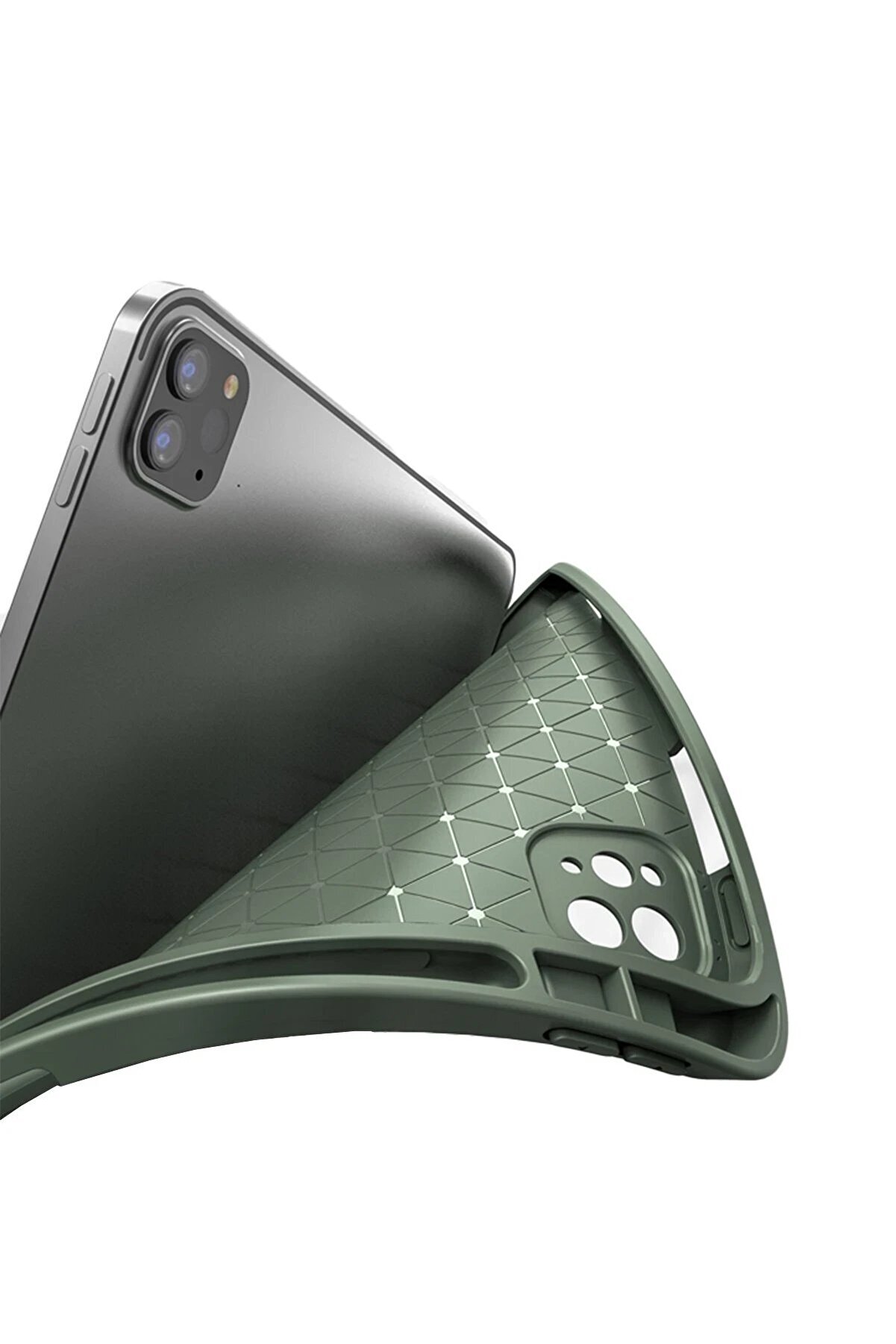 İpad Ai̇r 4 10.9 Kılıf Tablet Focus Si̇li̇kon - Si̇yah - Dropx6144-7566