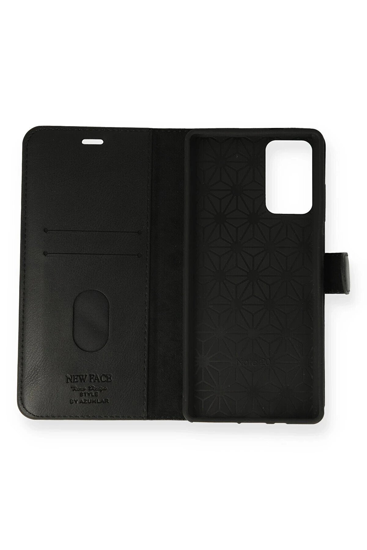 Samsung Galaxy Note 20 Kılıf Trend S Plus Kapaklı Kılıf - Si̇yah - Dropx1402-8154