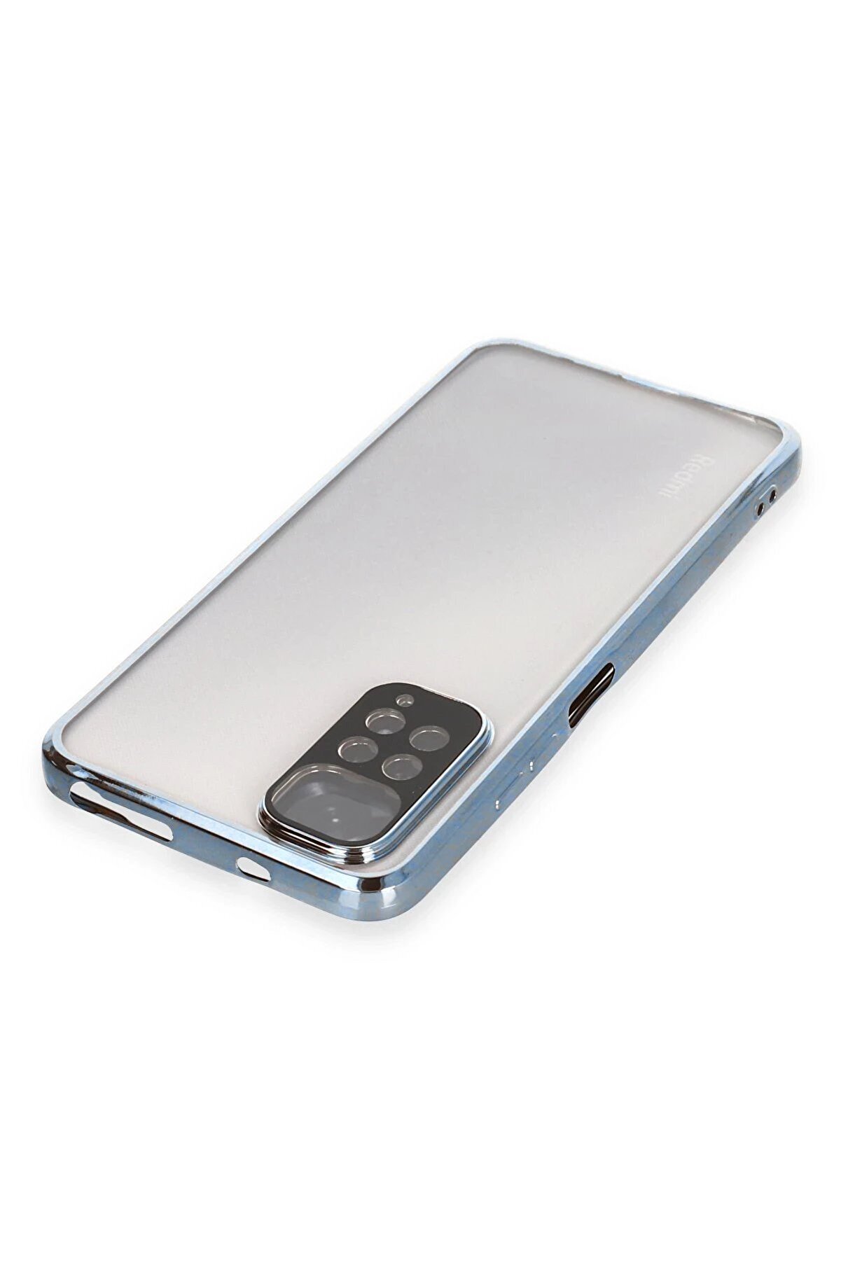 Xi̇aomi̇ Redmi̇ Note 11 Kılıf Lensli̇ Si̇li̇kon - Açık Mavi̇ - Dropx3554-8059