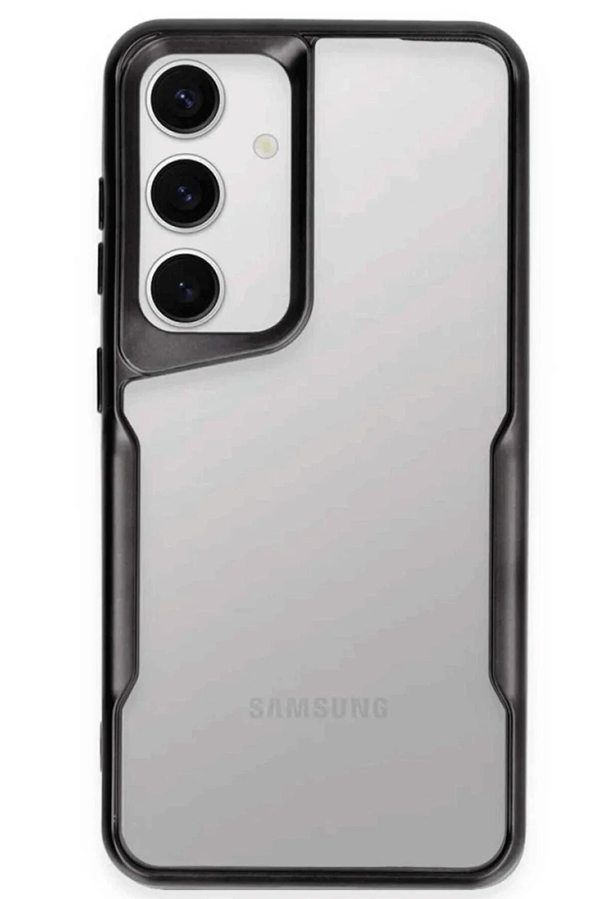 Samsung Galaxy A56 Kılıf Boyi̇ Si̇li̇kon Kapak - Si̇yah - Dropx2509-8811